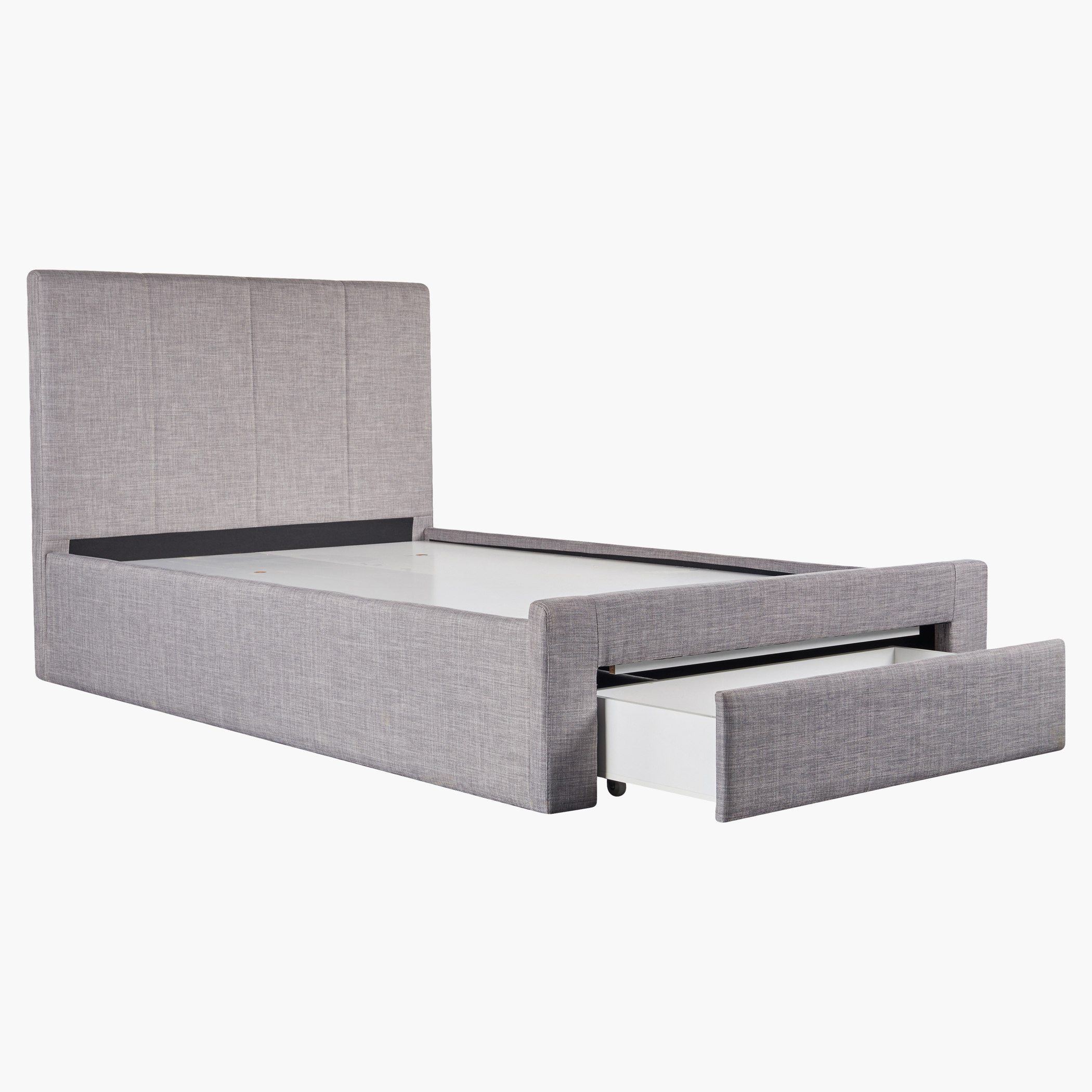 Movo Fiona Twin Bed with 1-Drawer - 120x200 cm-hbxbedroom-bedsandbedsets-beds-twin-image-3