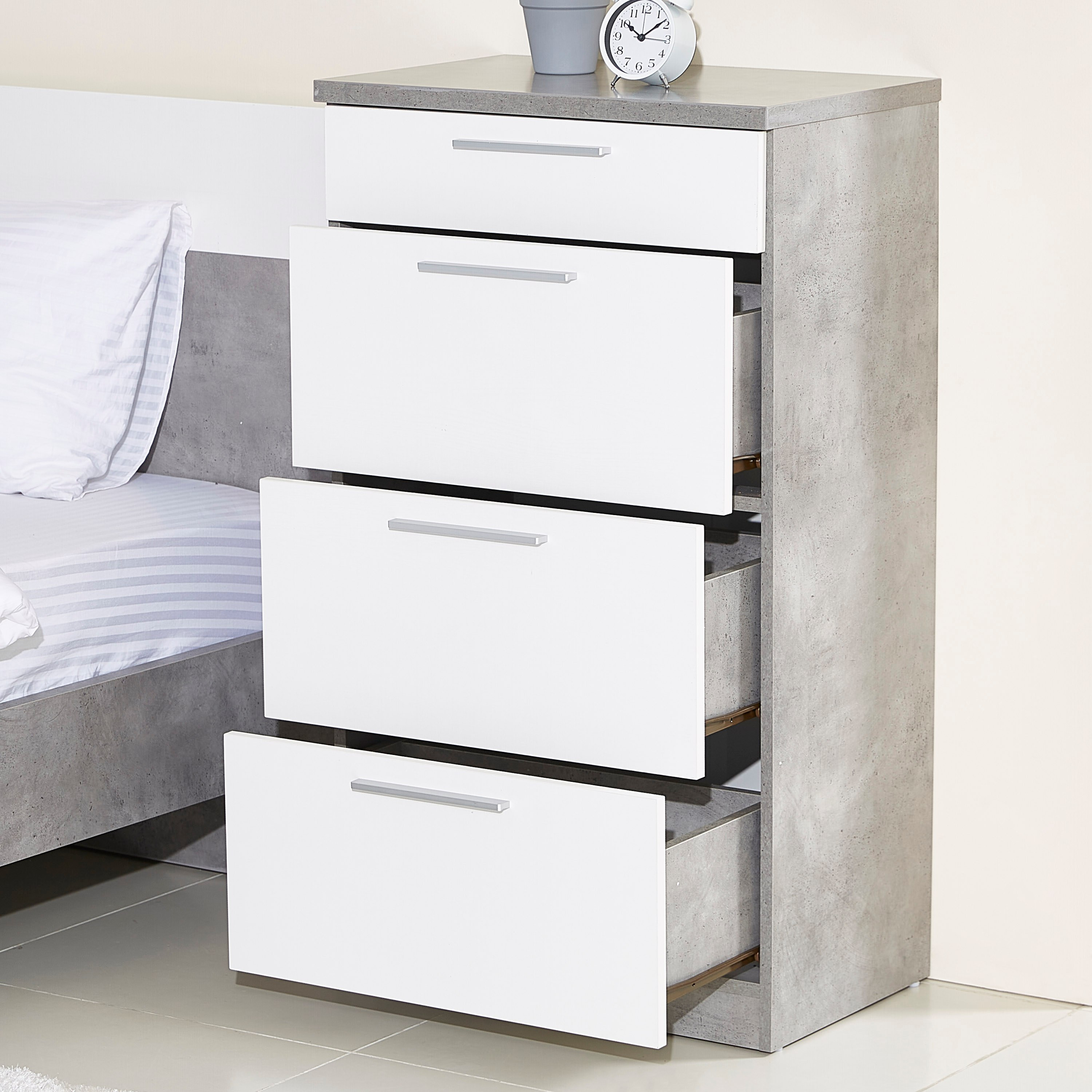 طاولة تزيين كبيرة 4 أدراج من آيرلاندا-hbxfurniture-dressersandchests-chestofdrawers-image-3