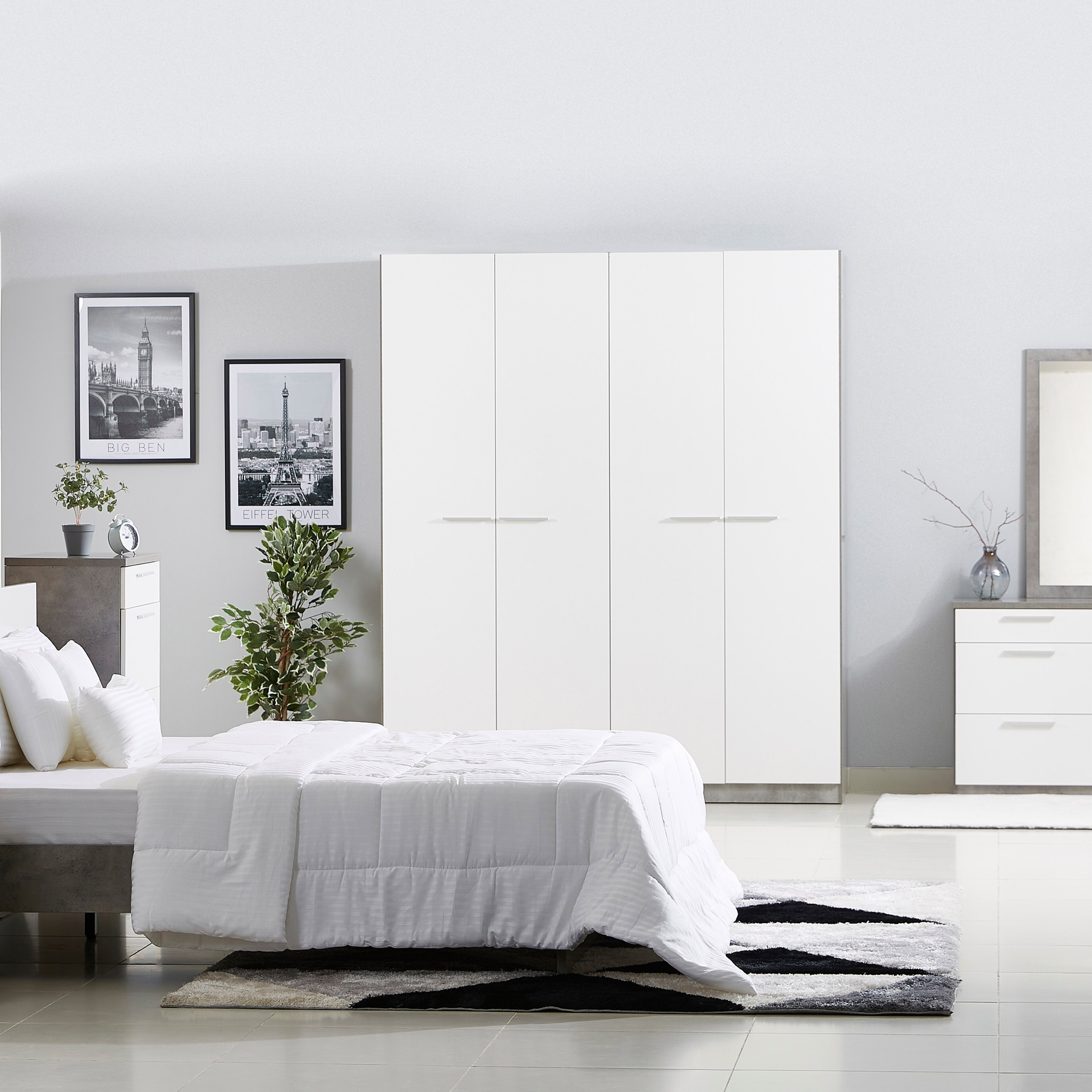 Ireland 4-Door Wardrobe-hbxfurniture-wardrobes-image-5