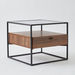 Ruby Glass Top End Table-End Tables-thumbnailMobile-6
