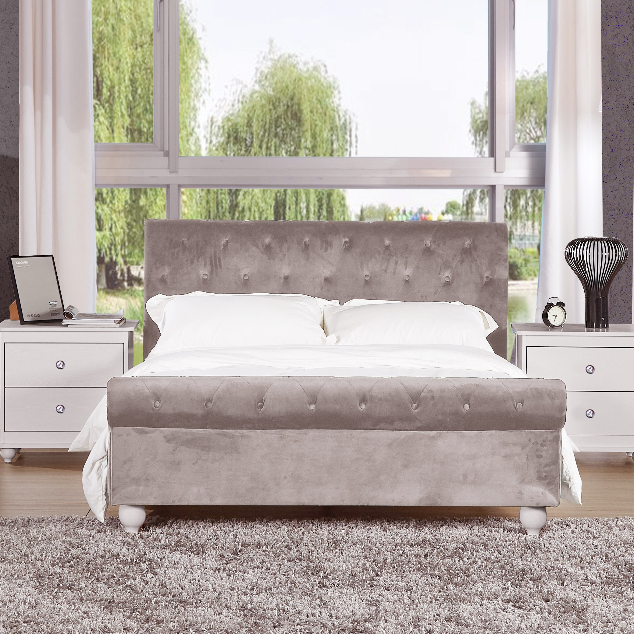 سرير خشبي معنقد مقاس كينج من صوفيا - 180x200 سم-hbxfurniture-bedsandbedsets-beds-king-image-2