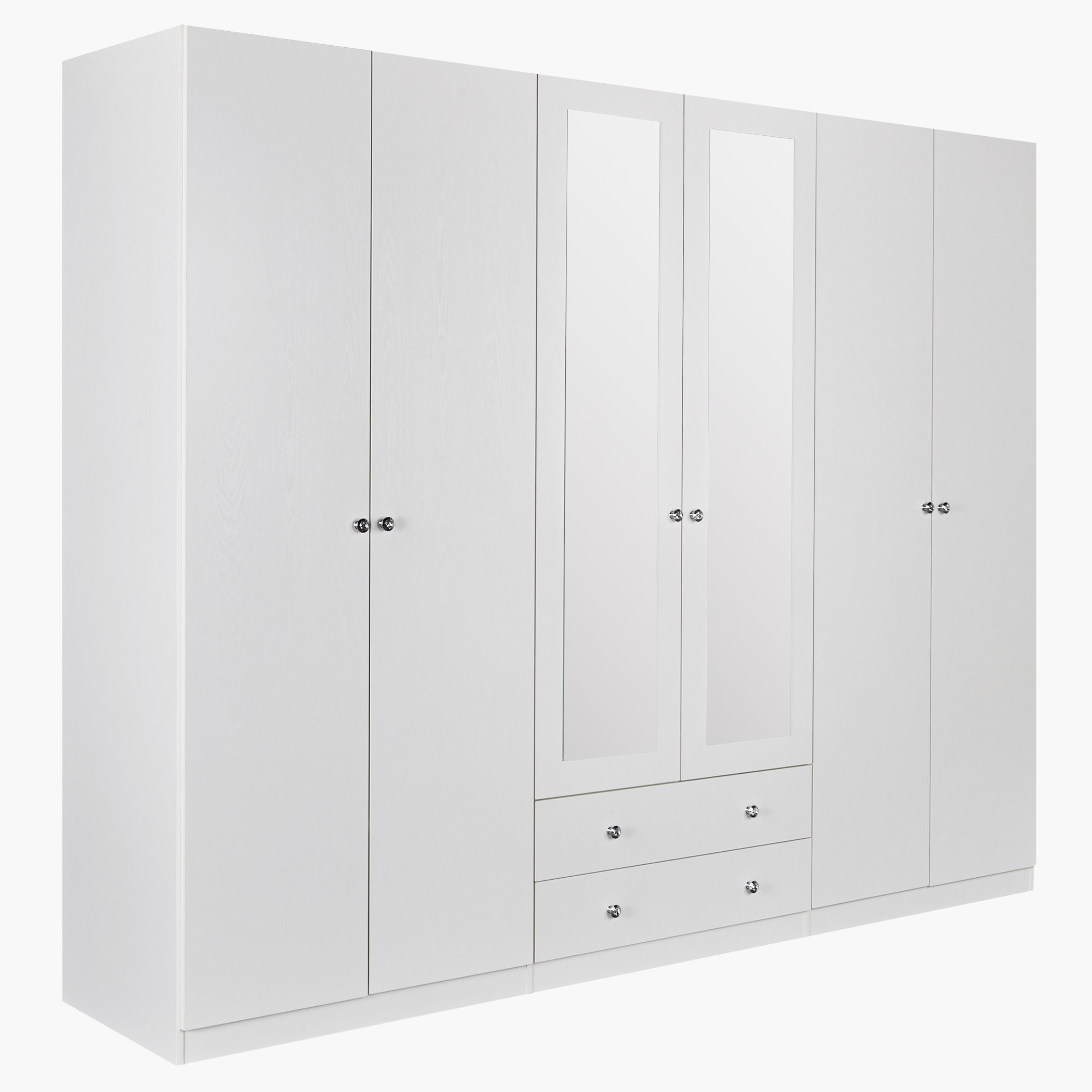 خزانة ملابس بستة أبواب ودرجين ومرايا من صوفيا-hbxfurniture-wardrobes-image-1