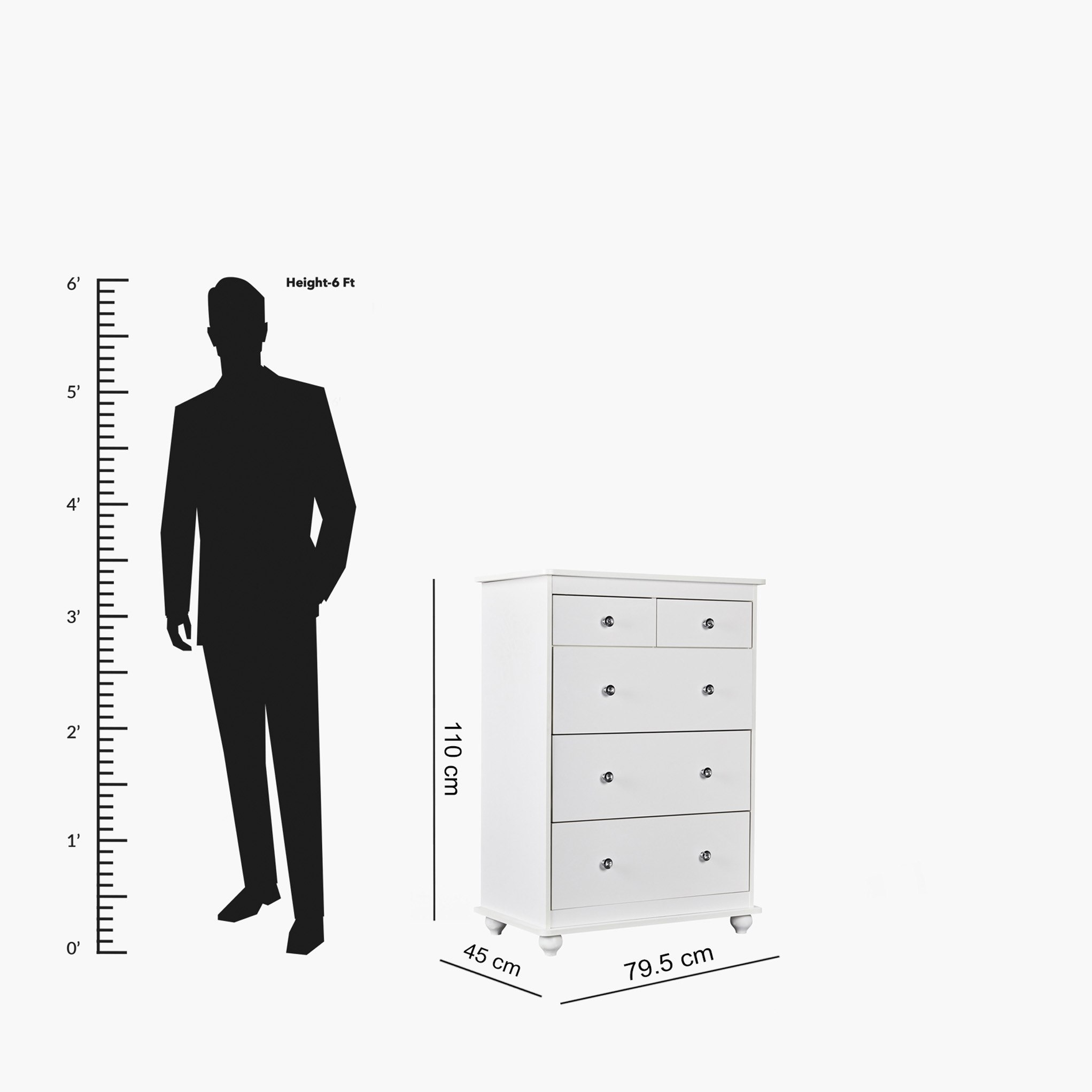 وحدة تخزين بـ5 أدراج من صوفيا-hbxfurniture-dressersandchests-chestofdrawers-image-8