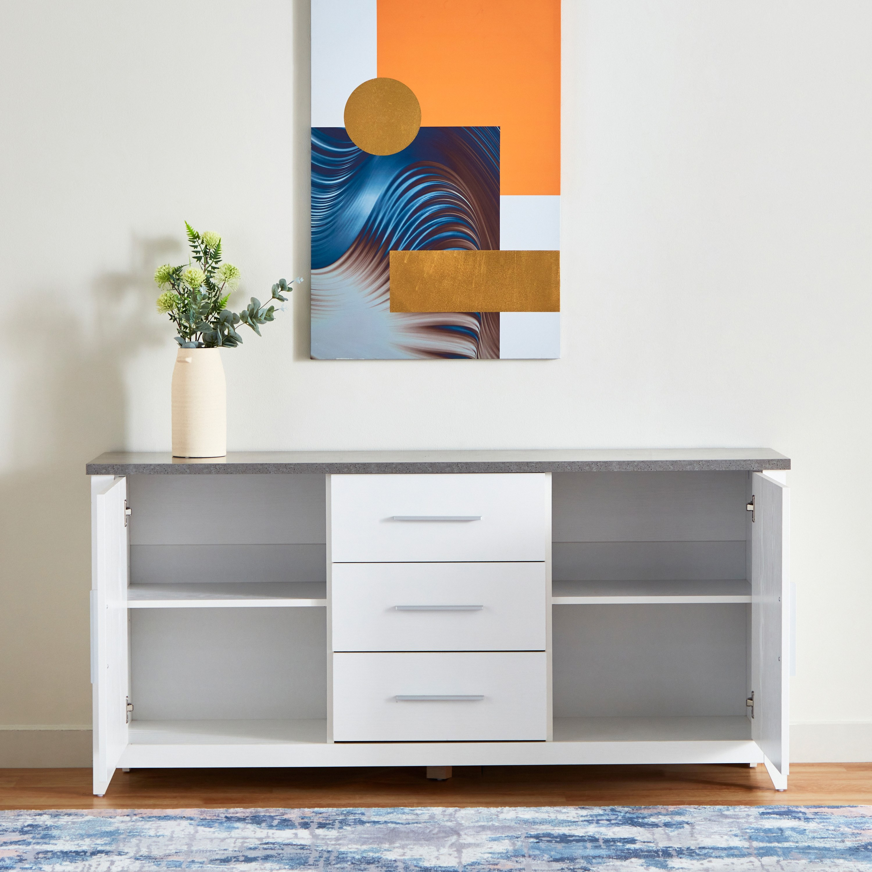 Sydney 2-Door Sideboard with 3-Drawers-hbxfurniture-diningroom-buffetsandsideboards-image-3