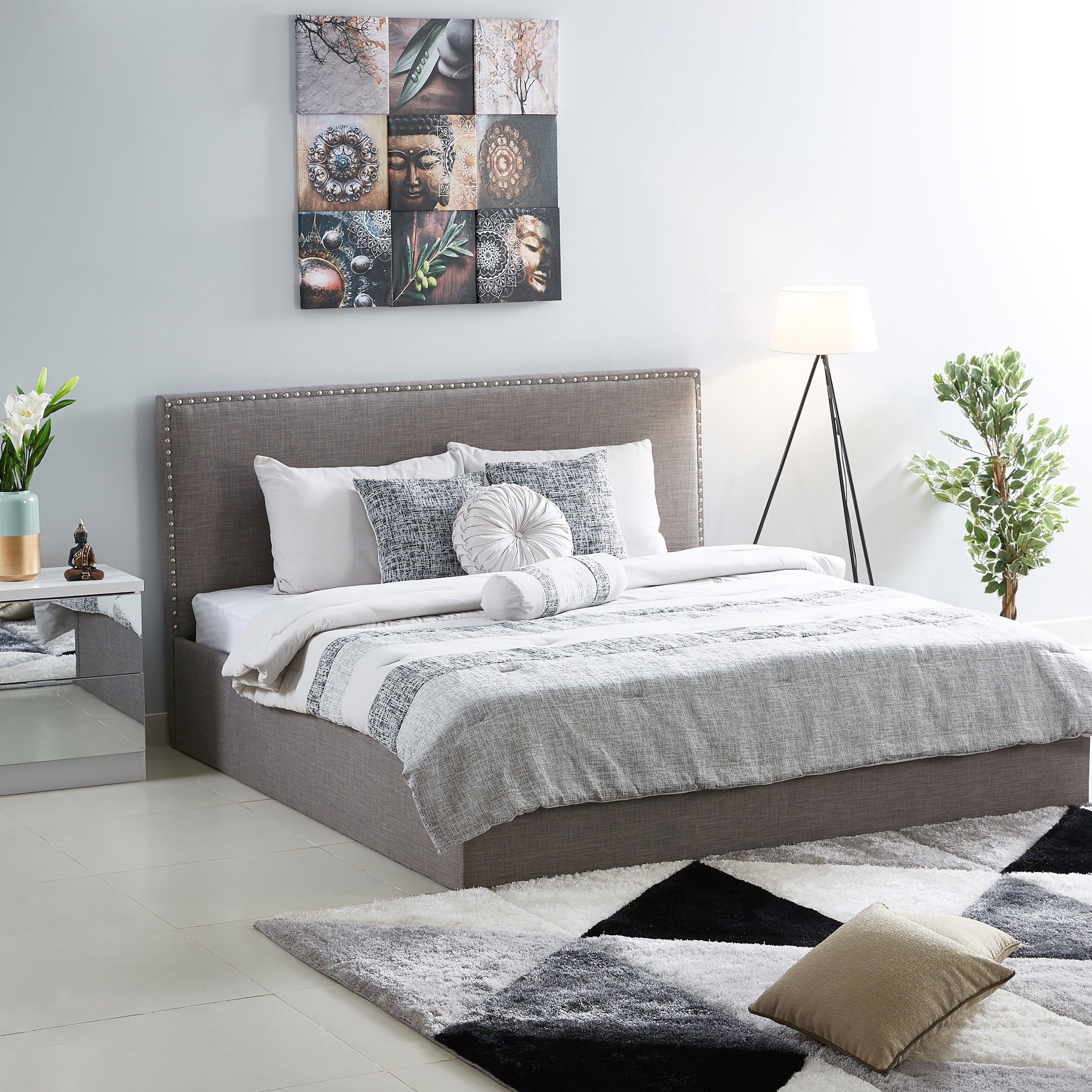 قاعدة كينج بمساحة تخزين هيدروليك من تايلور - 180x200 سم-hbxfurniture-bedsandbedsets-beds-king-image-7