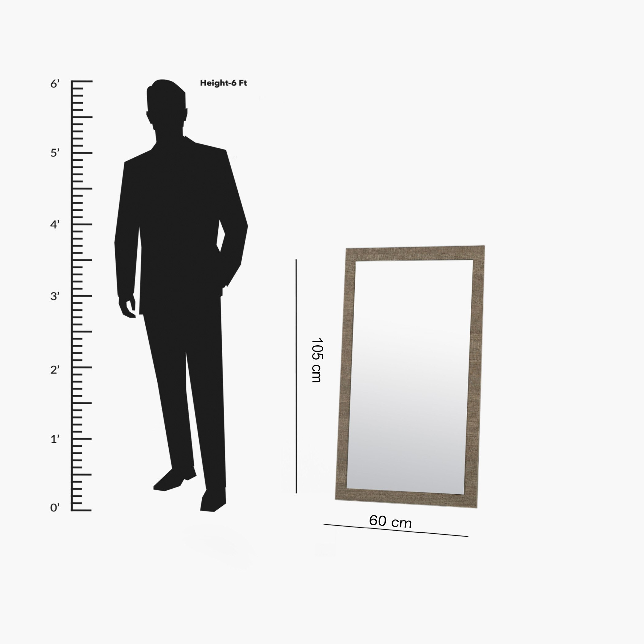 Movo Ireland Rectangular Mirror without Dresser-hbxfurniture-bedroom-dressersandmirrors-image-7