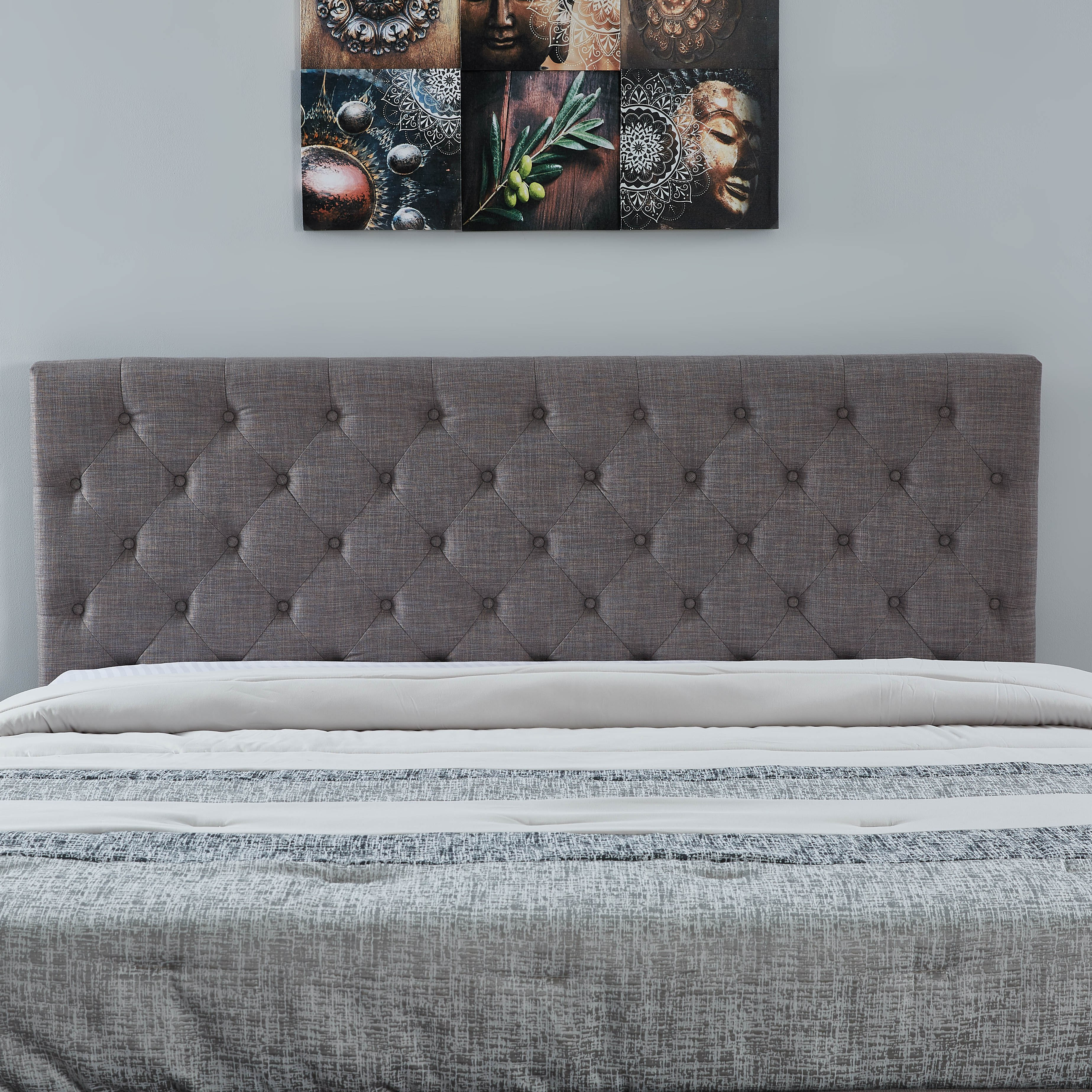 Taylor Ilva King-Sized Headboard without Bed Base - 180x200 cm-hbxfurniture-bedsandbedsets-beds-king-image-2