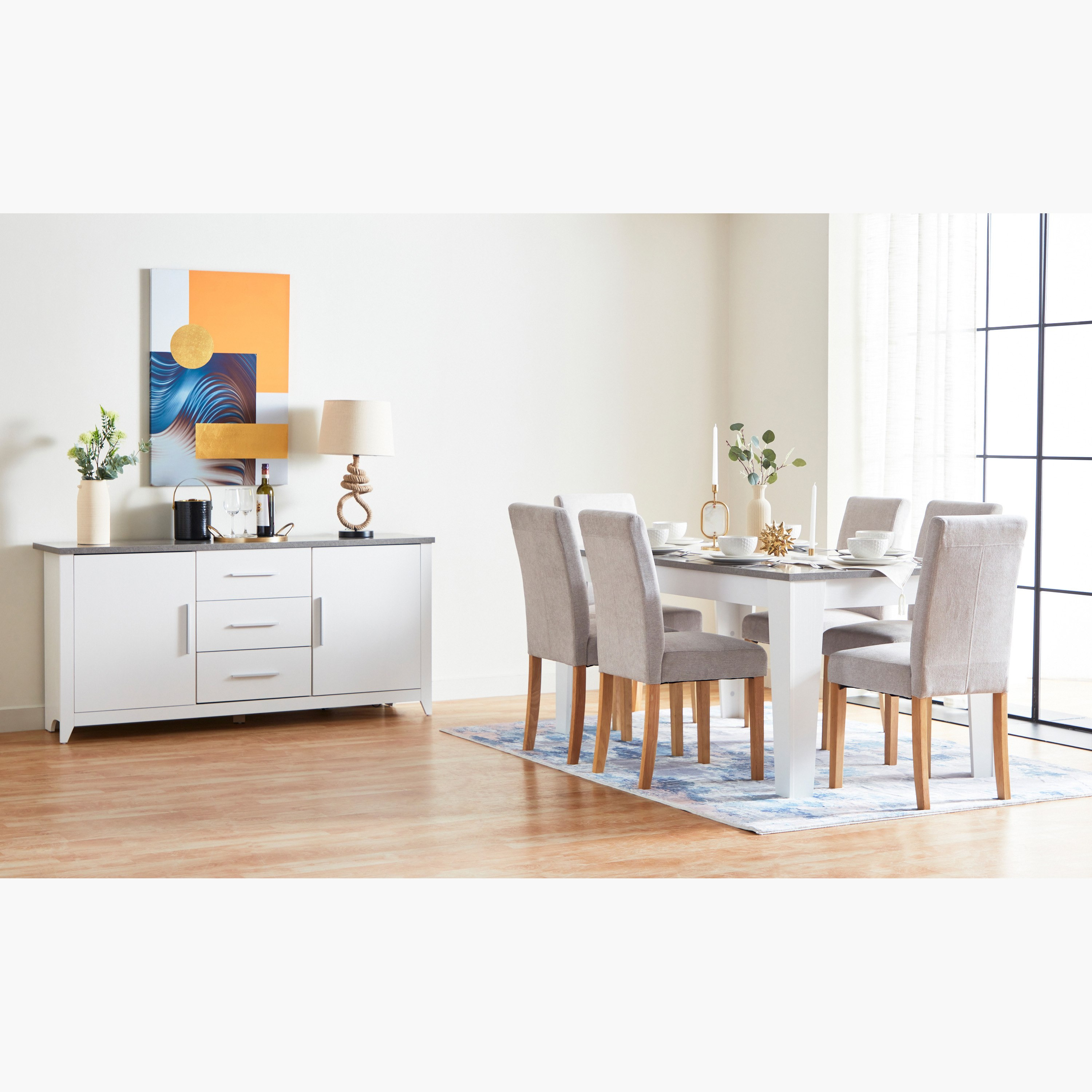طاولة سفرة لـ6 مقاعد من سيدني-hbxdiningroom-diningtablesandsets-diningtables-sixseater-image-7