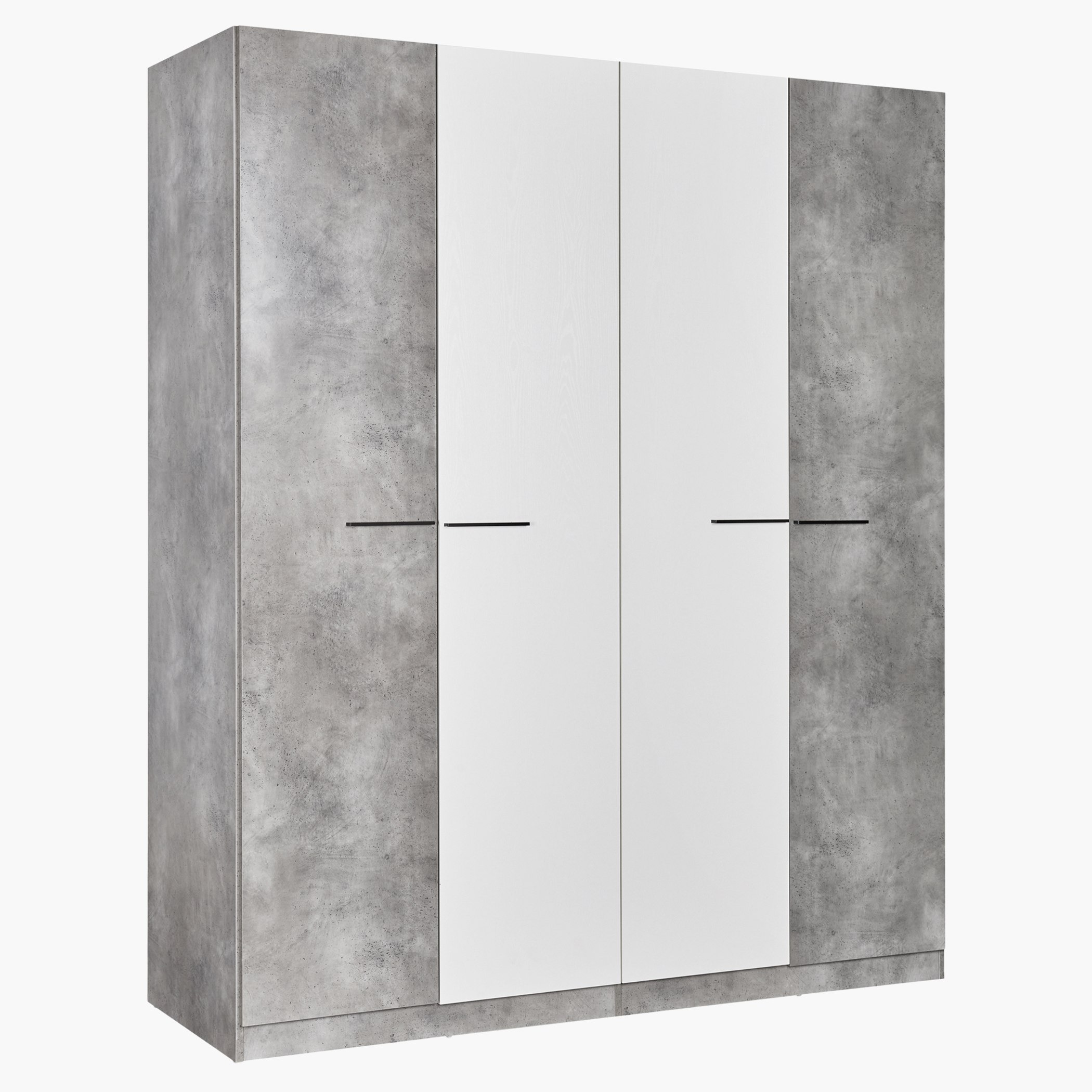 خزانة ملابس 4 أبواب مع 8 أرفف - الأردن من موڤو-hbxfurniture-wardrobes-image-1