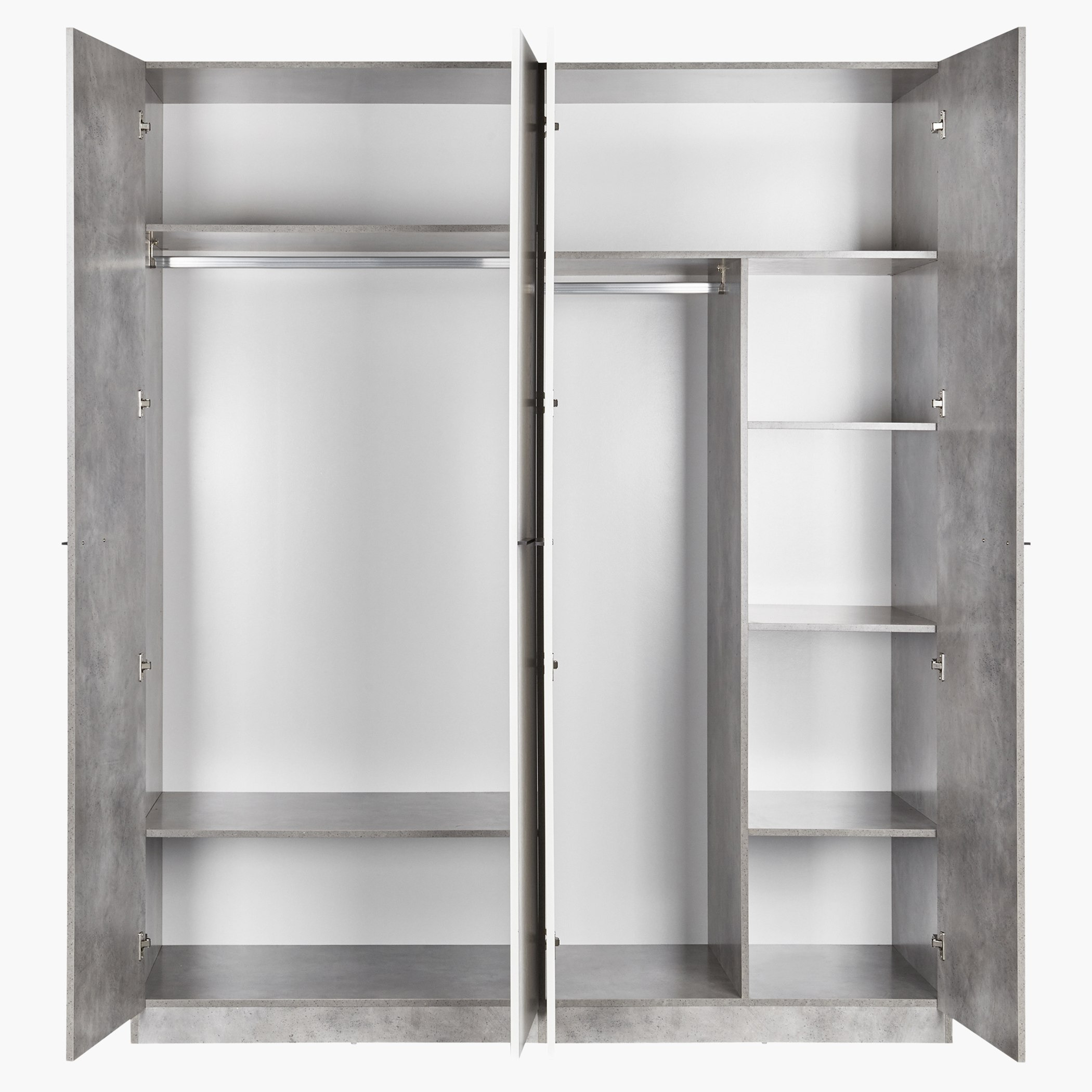 خزانة ملابس 4 أبواب مع 8 أرفف - الأردن من موڤو-hbxfurniture-wardrobes-image-7
