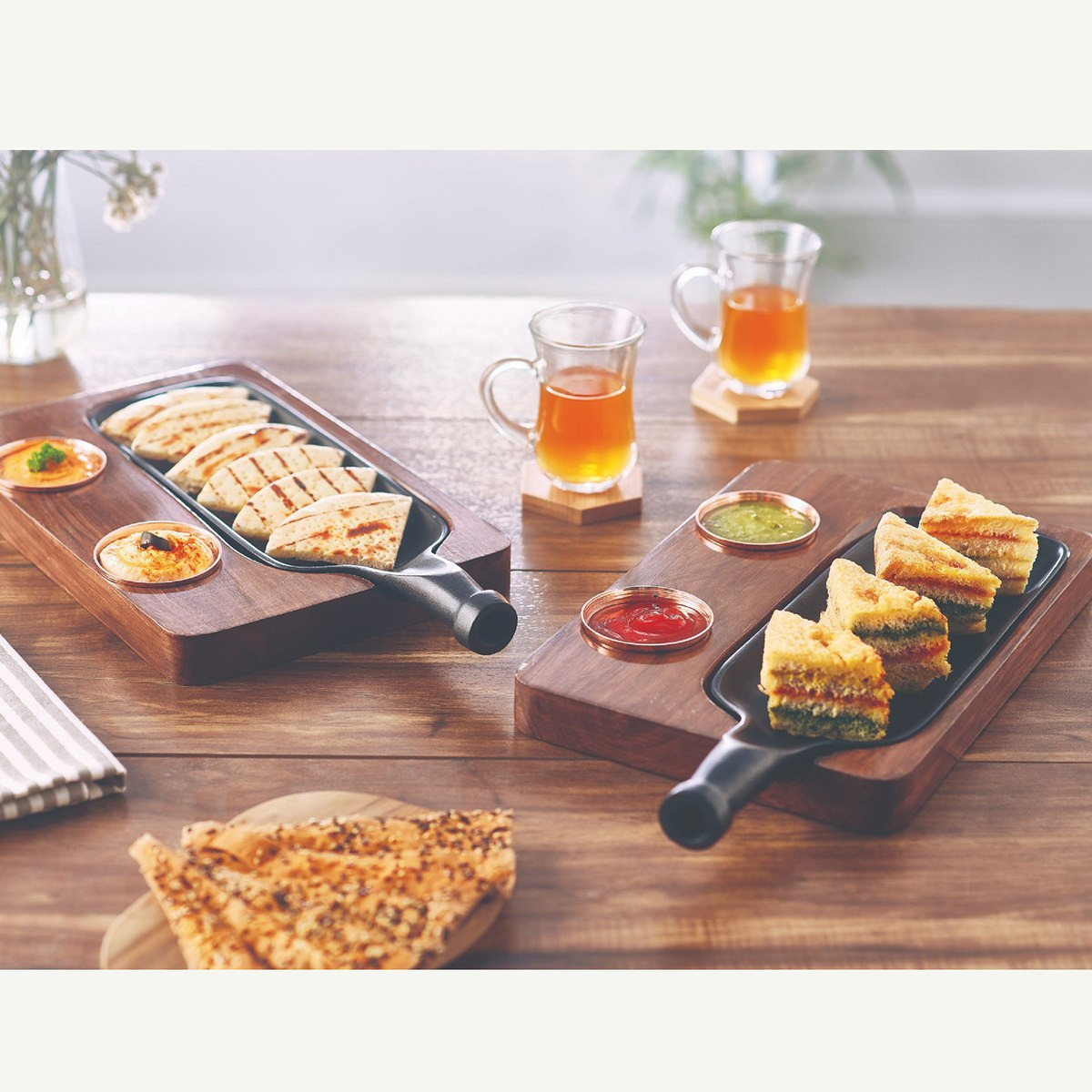 Indie Vibe Bottle 4-Piece Appetizer Platter-hbxdecorandfurnishings-tabletop-serveware-image-1