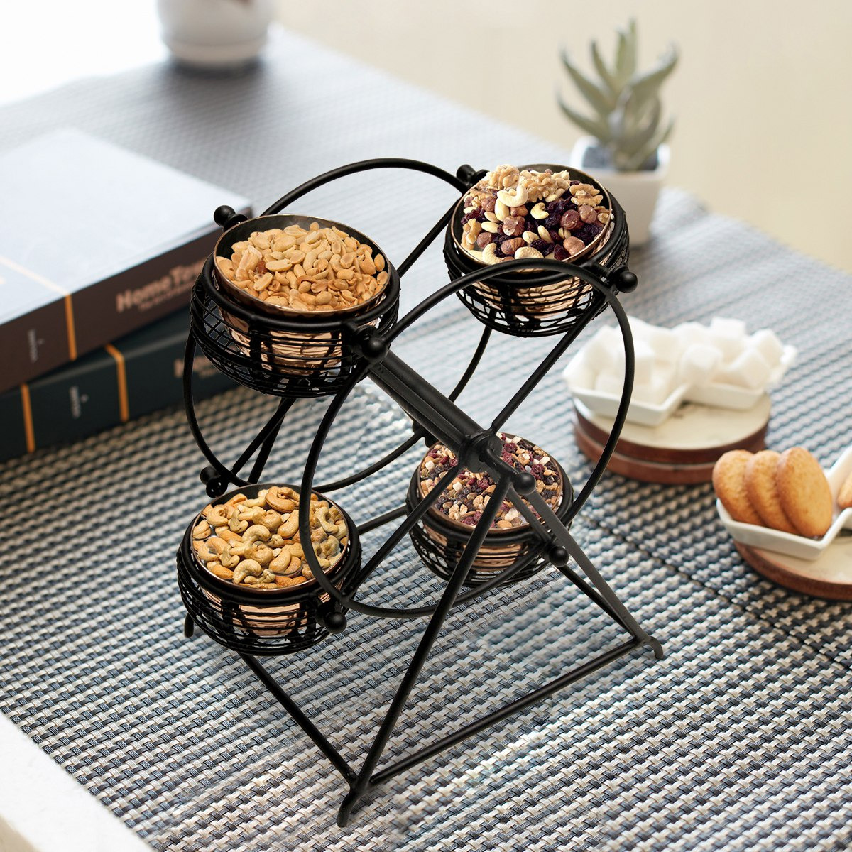 عجلة تقديم المقبلات من فايب إيندي-hbxdecorandfurnishings-tabletop-serveware-image-1