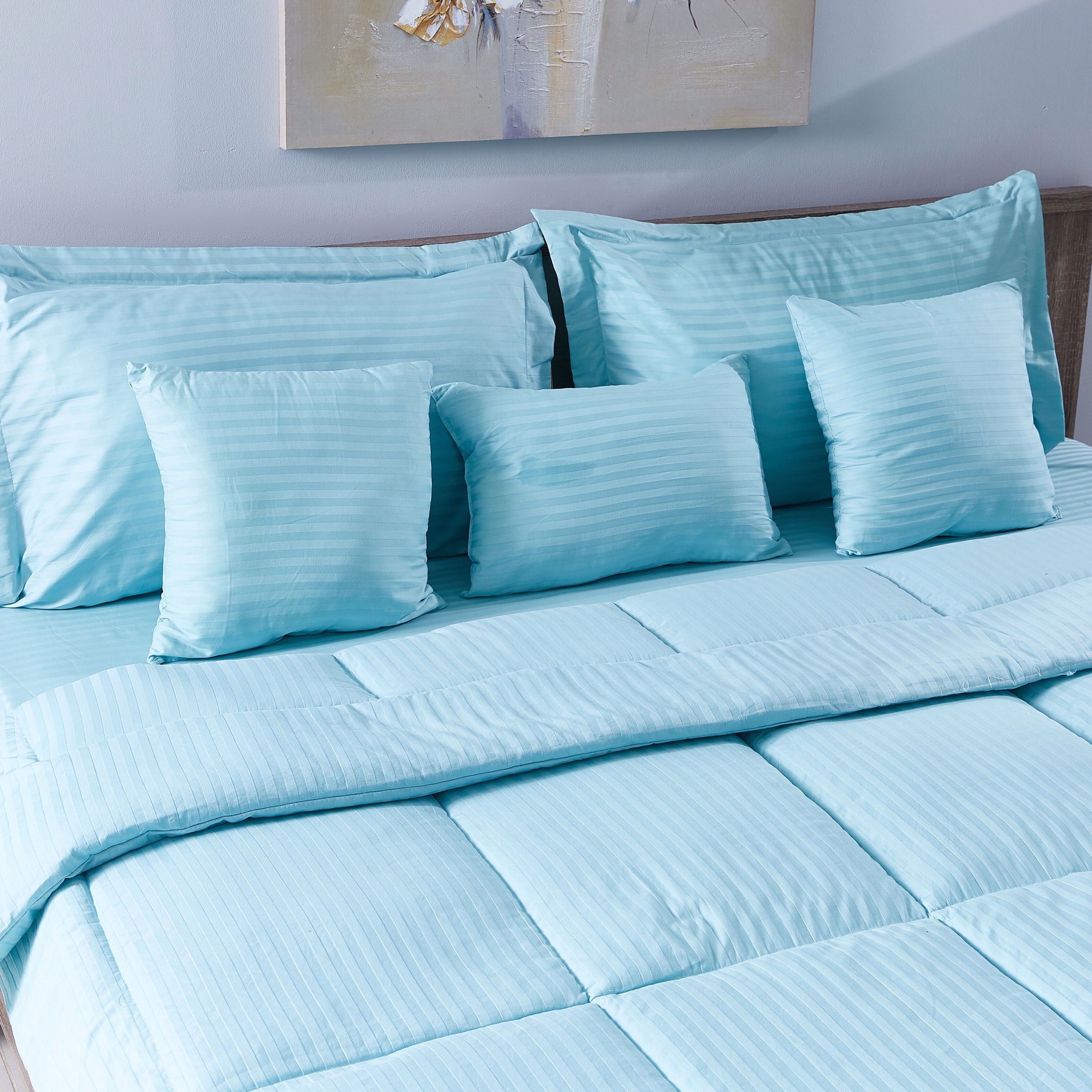 طقم مفروشات سرير حجم كينج 7 قطع من هاملتون - 220x240 سم-hbxhomeware-hbxbedroom-image-4