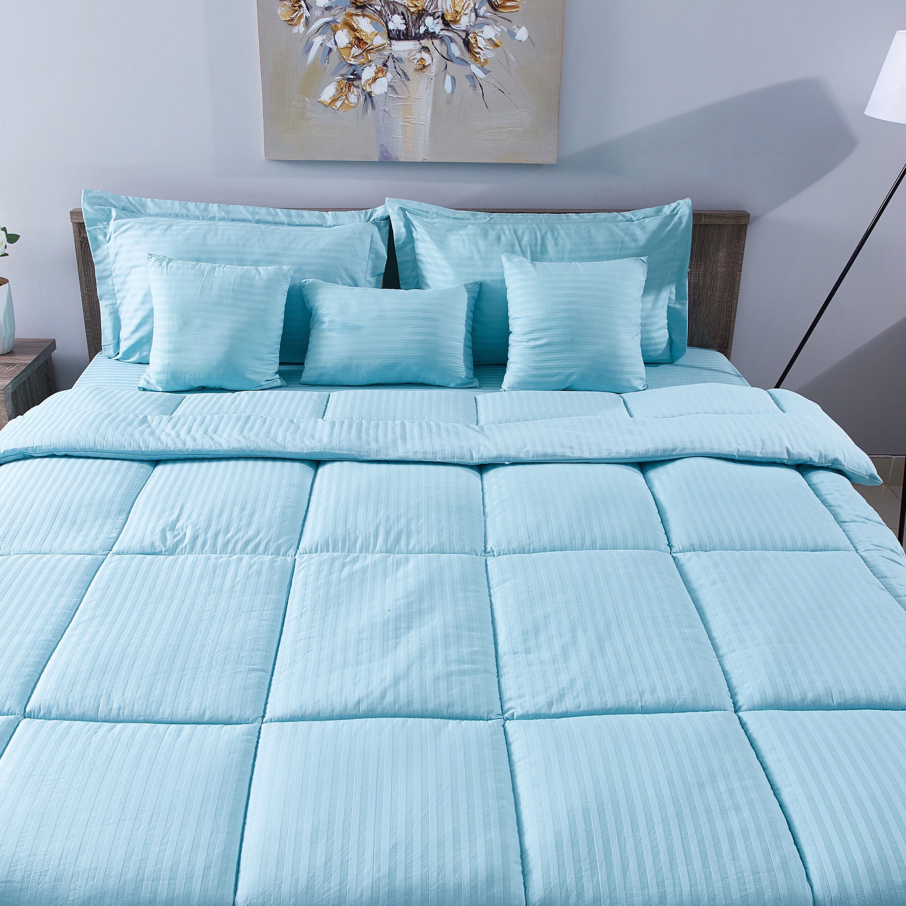 طقم مفروشات سرير حجم كينج 7 قطع من هاملتون - 220x240 سم-hbxhomeware-hbxbedroom-image-5