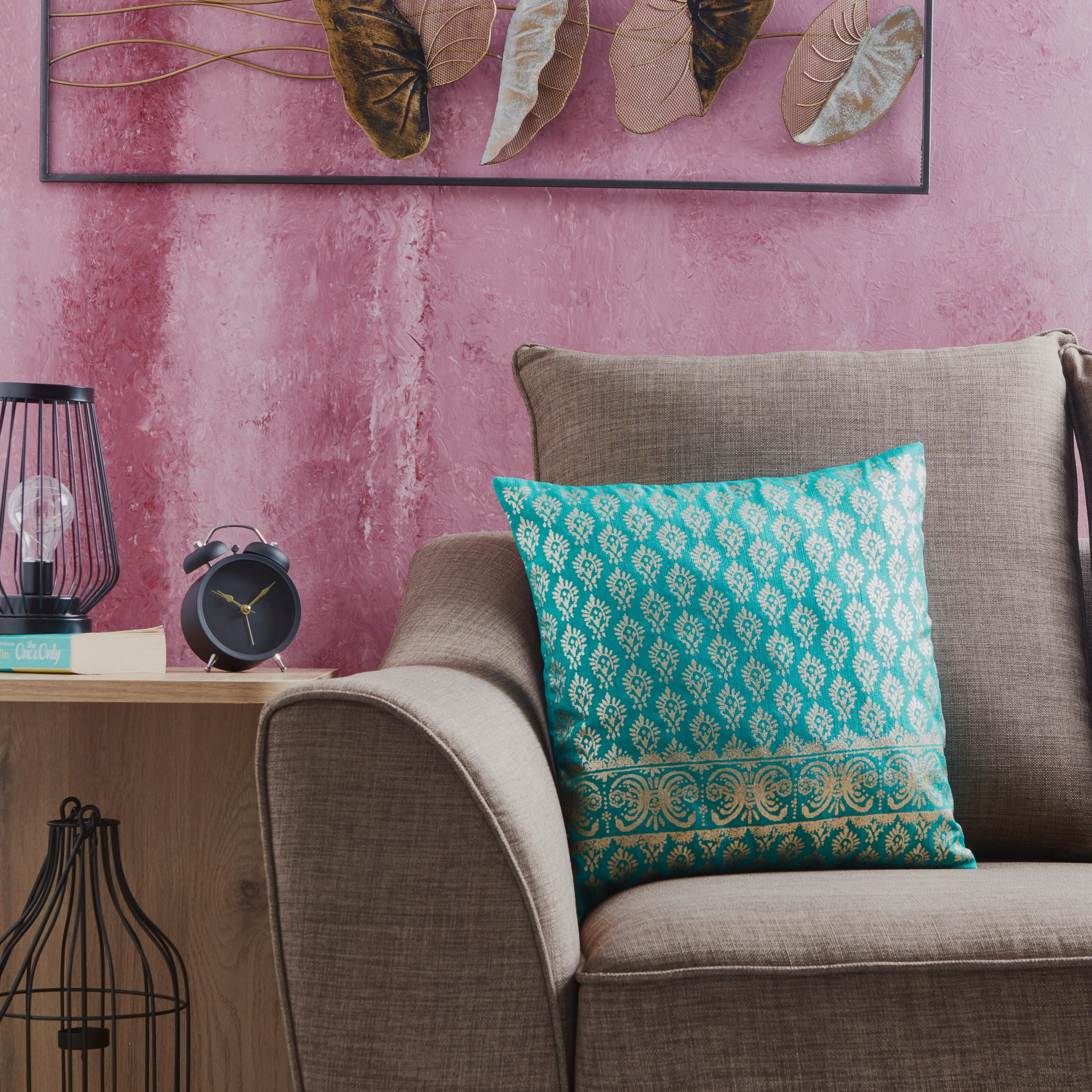 Brocade Jacquard Cushion Cover - 40x40 cm-PROMO_HB_AE_B1G1_250925-image-1