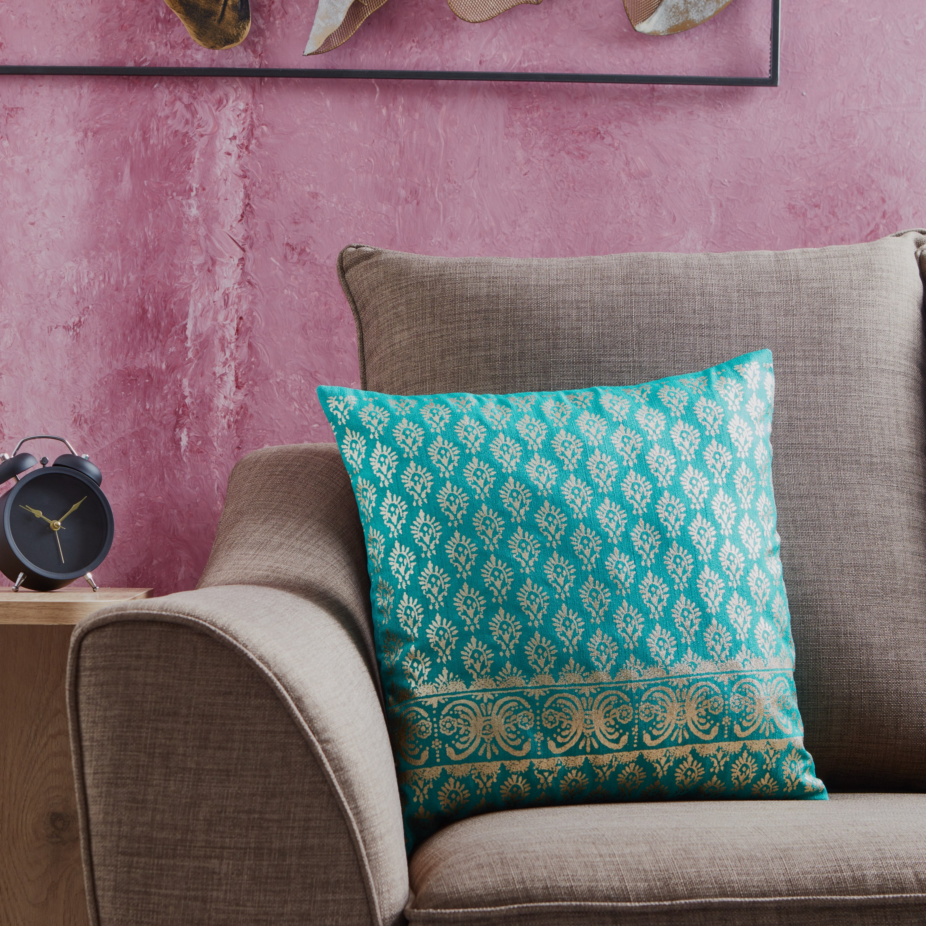 Brocade Jacquard Cushion Cover - 40x40 cm-PROMO_HB_AE_B1G1_250925-image-2