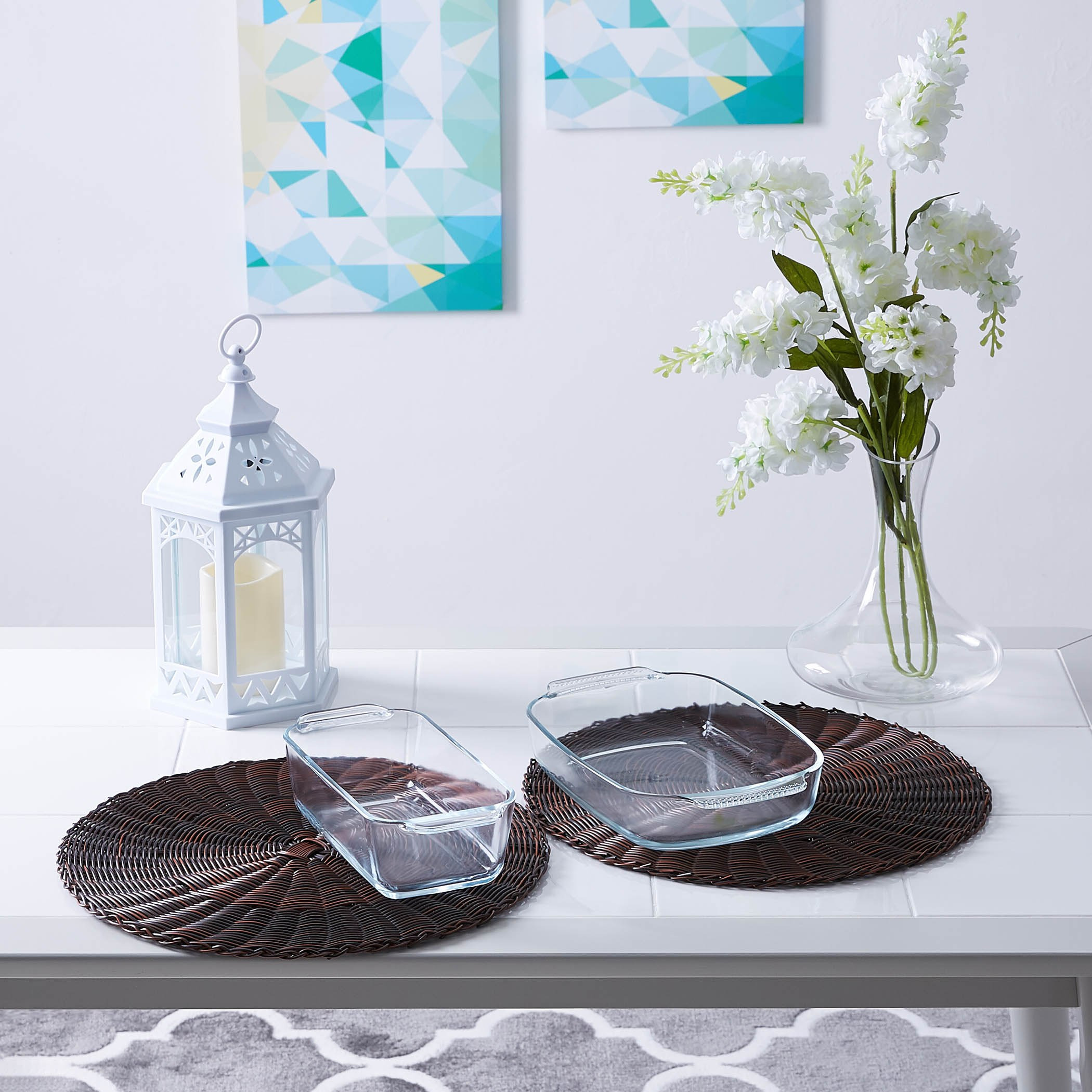 صحن خبز زجاج مستطيل - 1.5 لتر-hbxkitchen-bakeware-image-4
