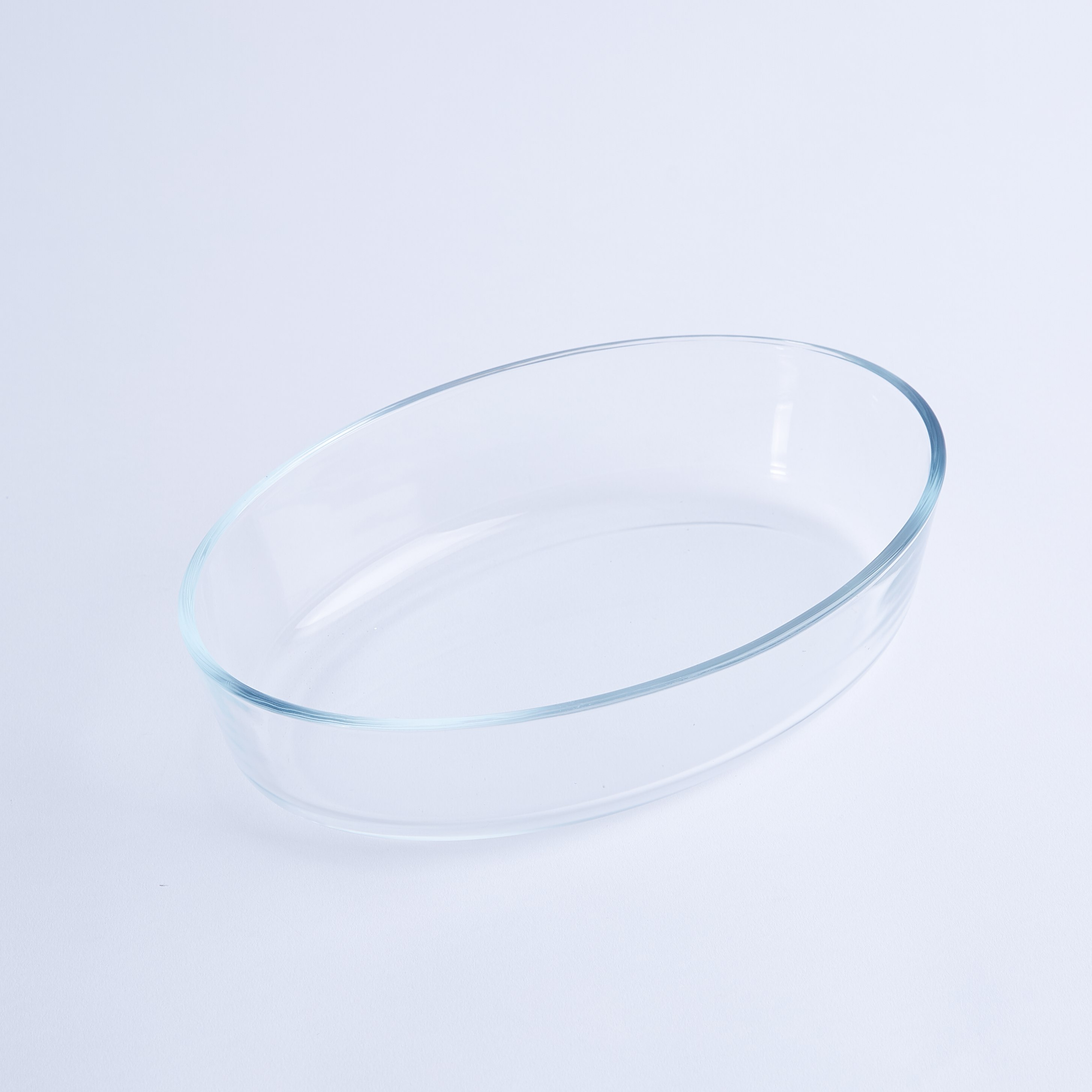صحن خبز زجاج بيضاوي - 1.6 لتر-hbxkitchen-bakeware-image-5