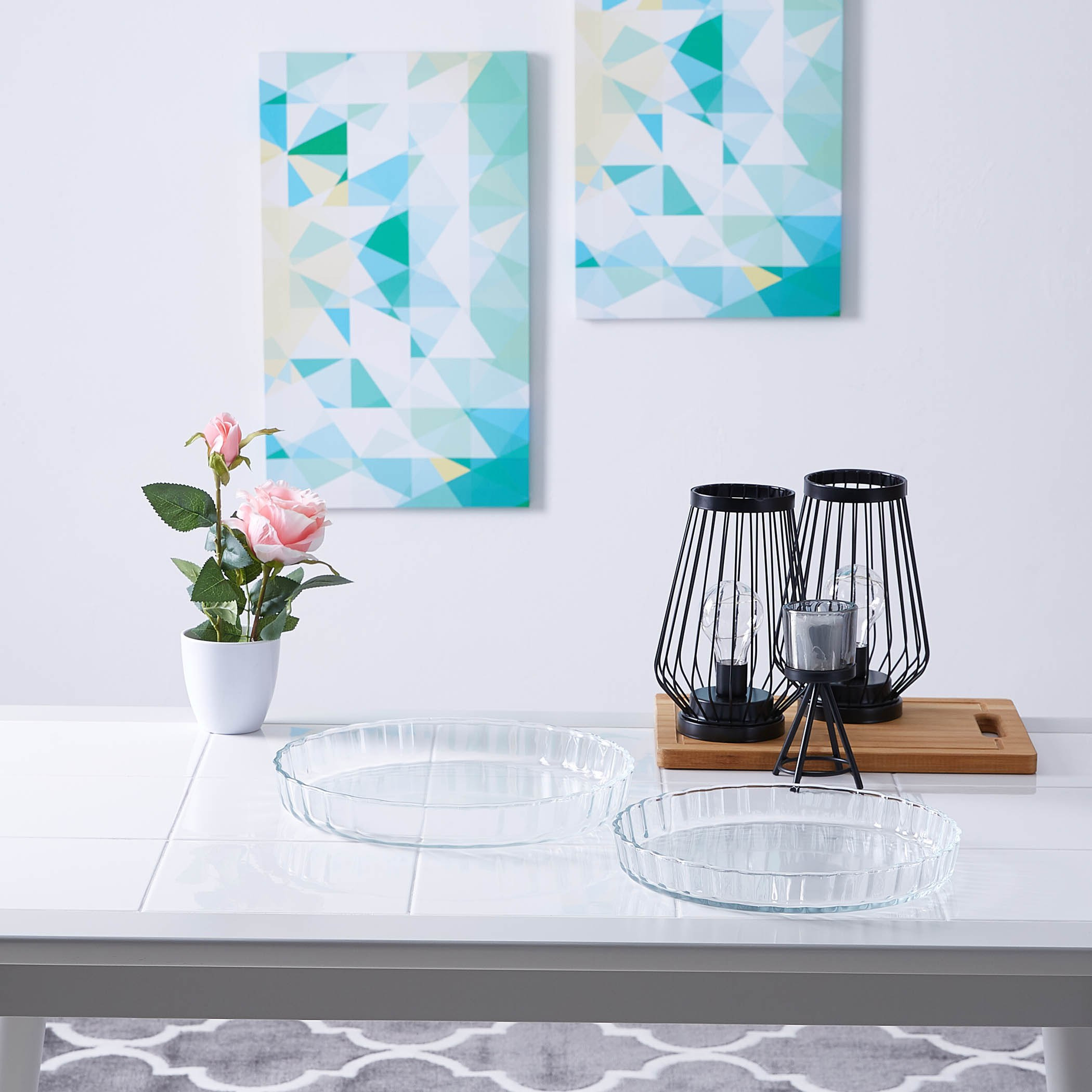 صينية فرن بايركس مستديرة بدون غطاء - 27.2 سم-hbxkitchen-bakeware-image-4