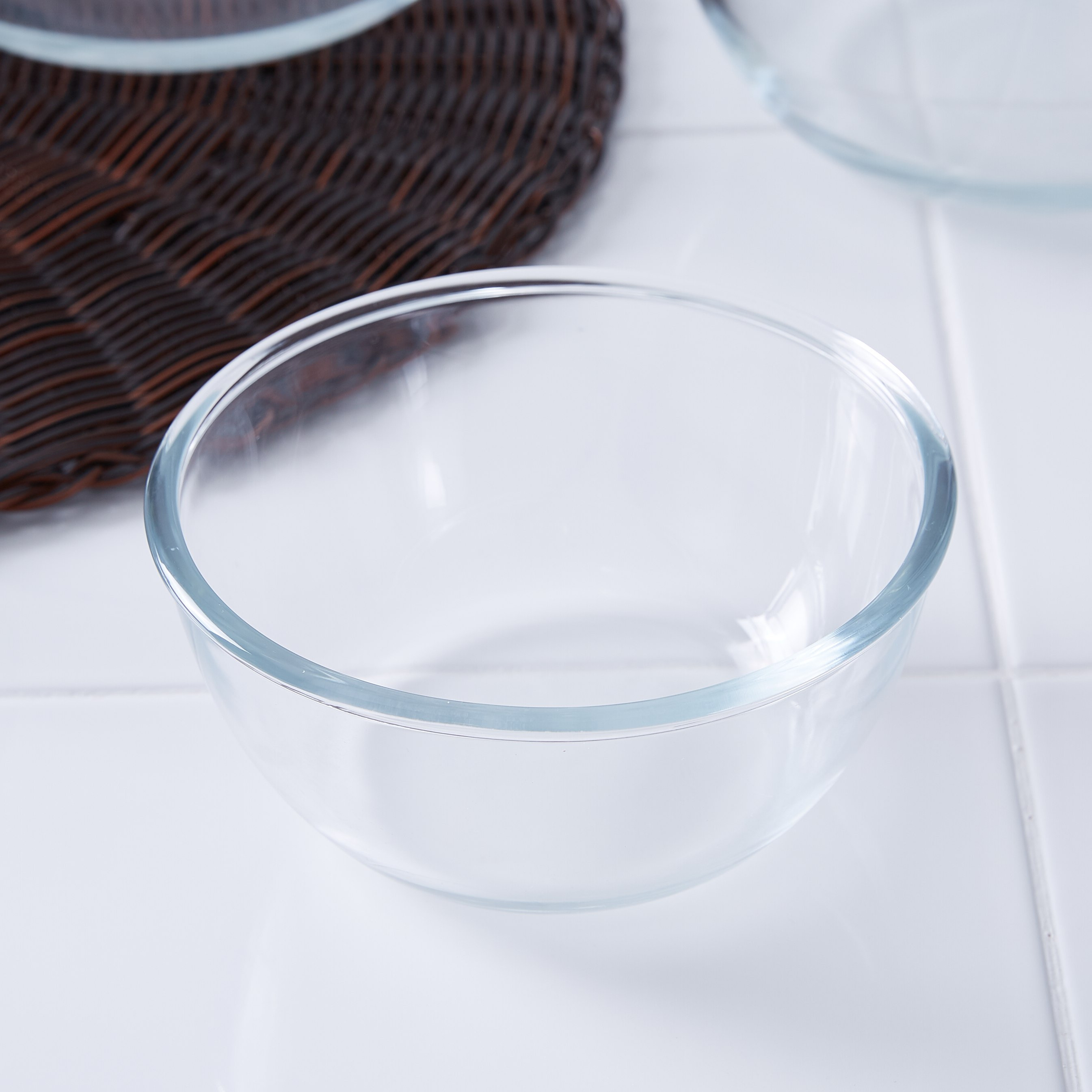 وعاء خلط زجاج - 1.5 لتر-hbxkitchen-bakeware-image-1