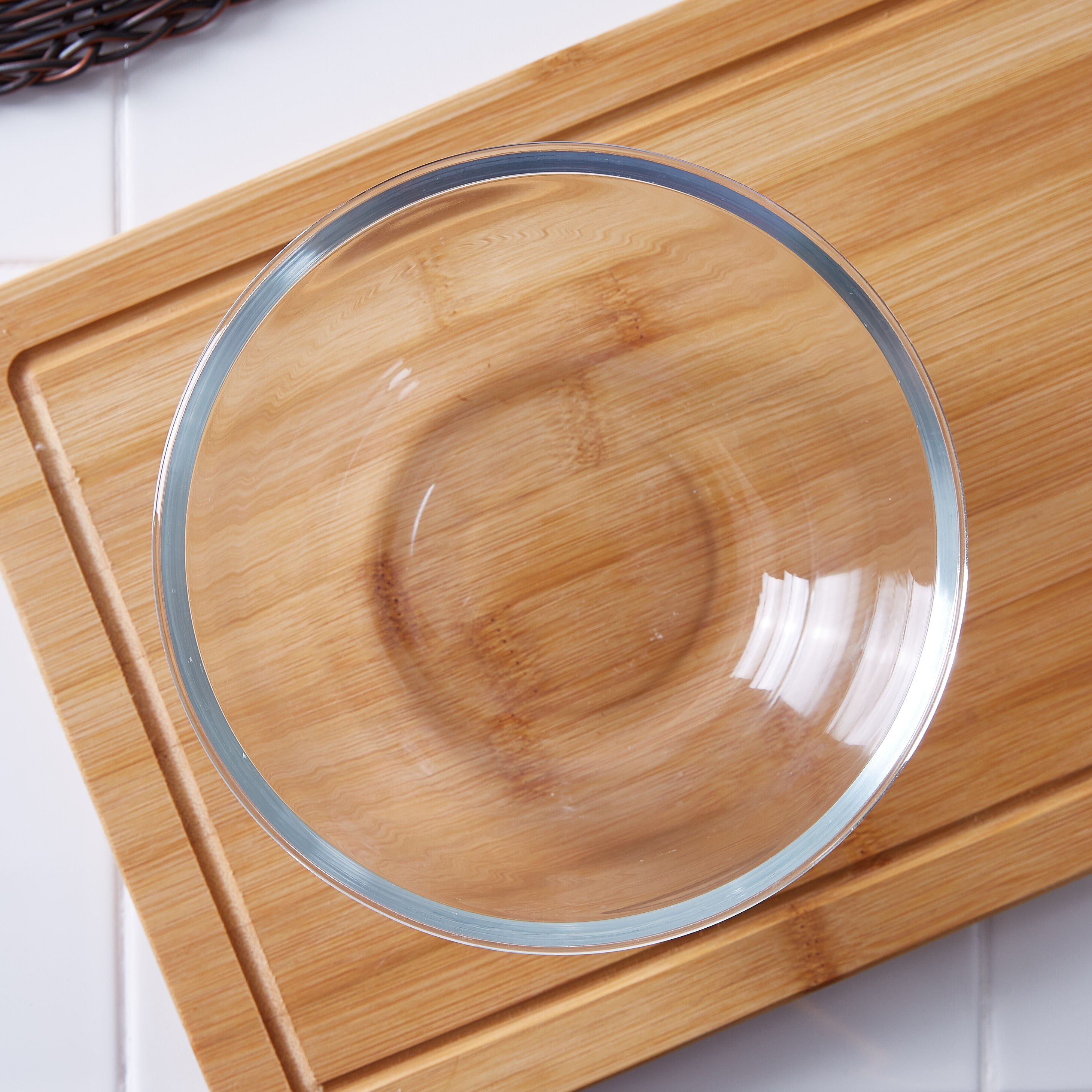 وعاء خلط زجاج - 1 لتر-hbxkitchen-bakeware-image-2