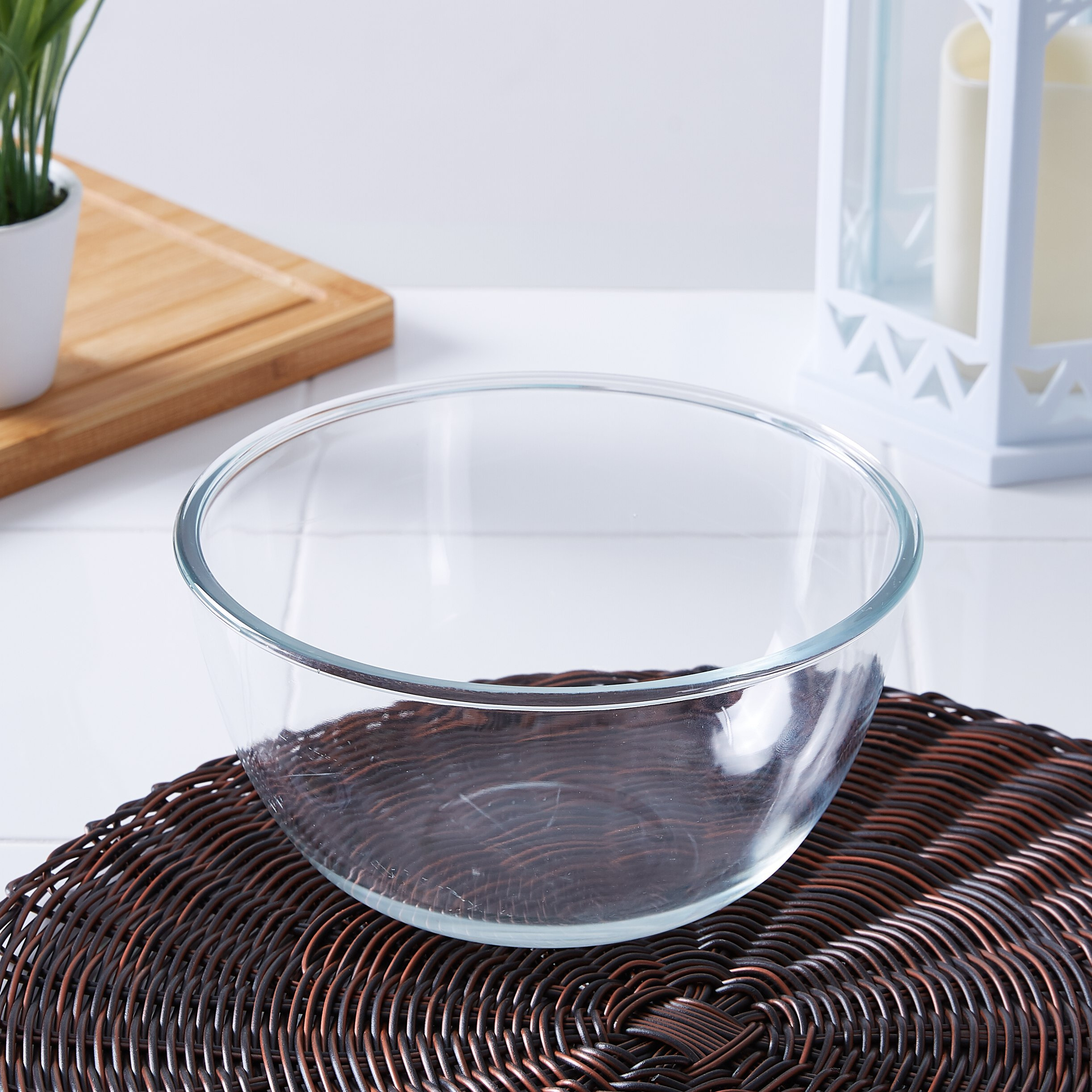 وعاء خلط زجاج - 2 لتر-hbxkitchen-bakeware-image-1