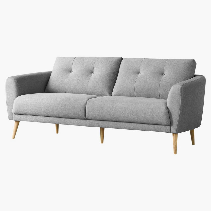 Adler 3-Seater Fabric Sofa-Sofas-image-1