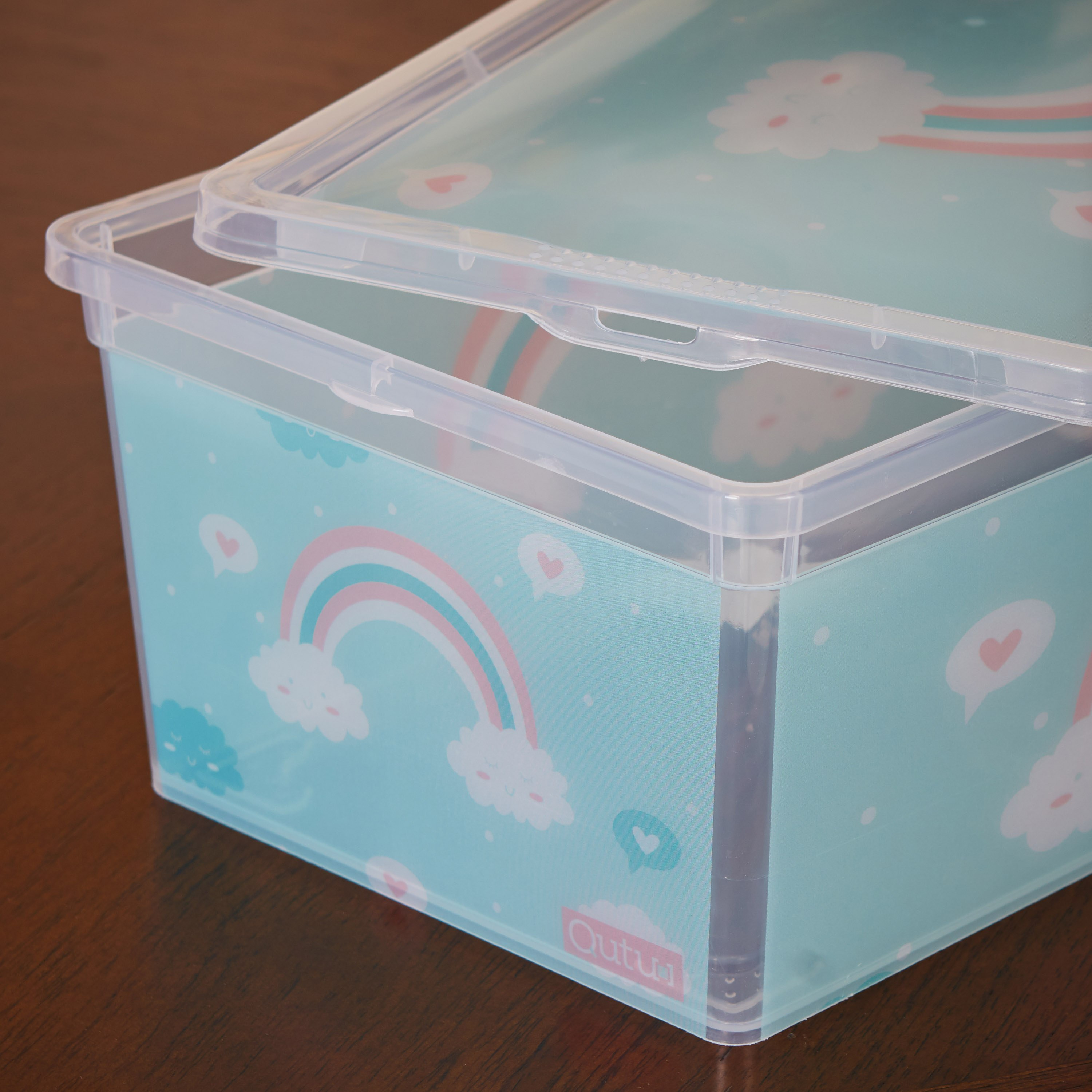 Rainbow Printed Storage Box - 5 L-hbxbedroom-bedroomaccessories-bedroomstorage-image-3