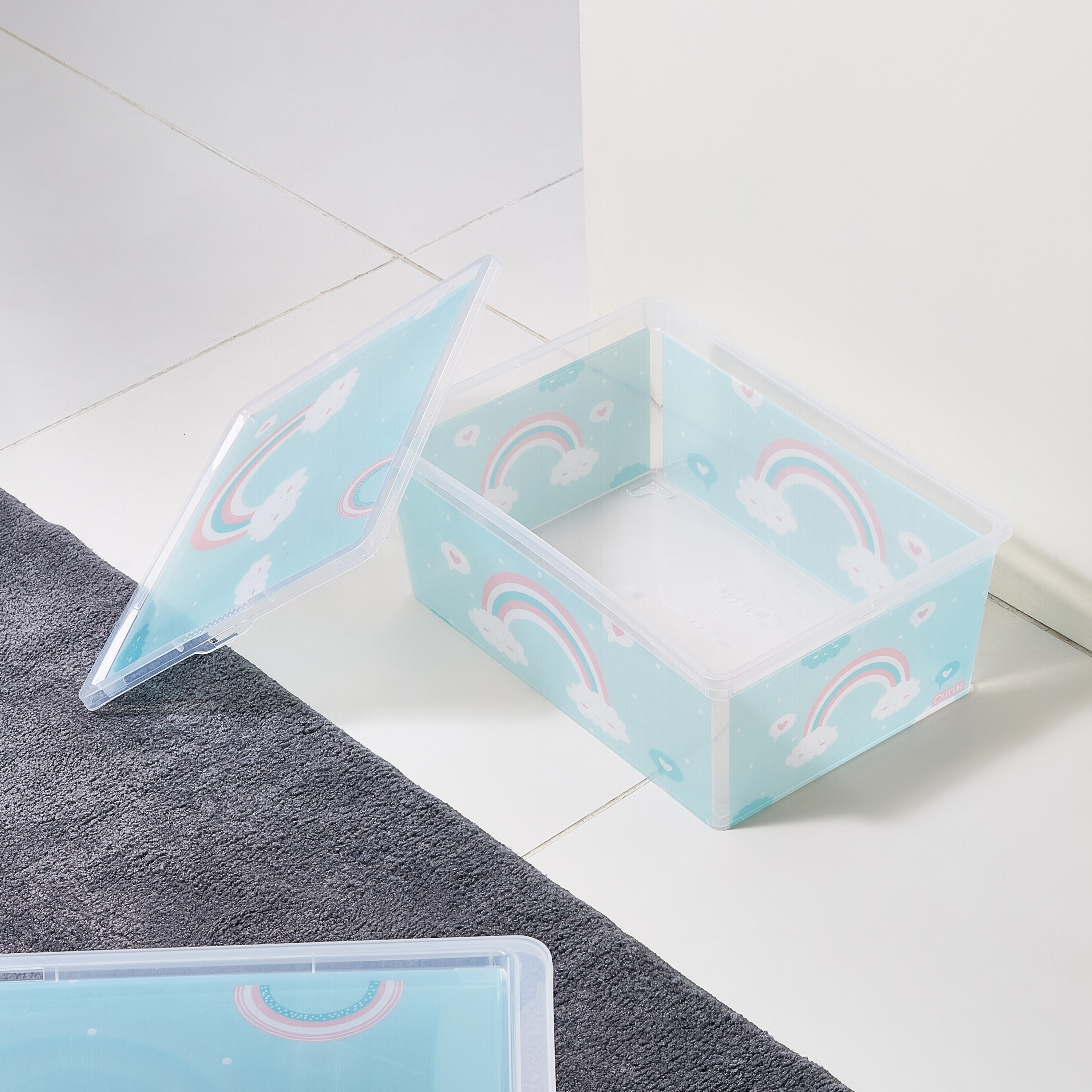 Rainbow Printed Storage Box - 10 L-hbxbedroom-bedroomaccessories-bedroomstorage-image-2