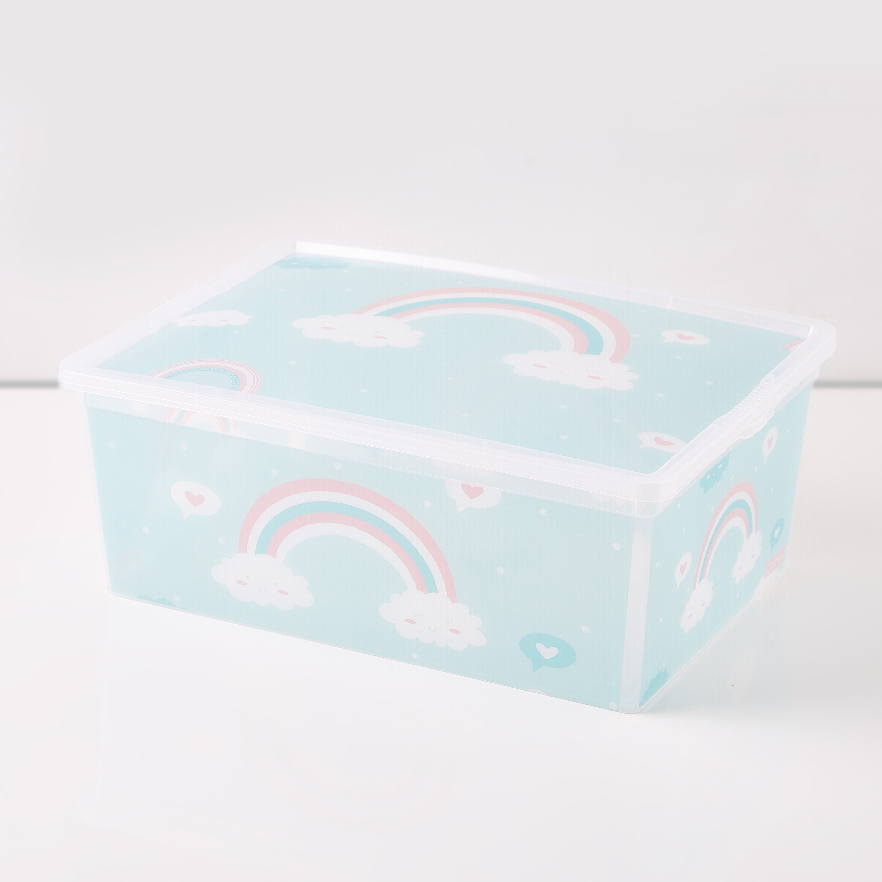 Rainbow Printed Storage Box - 10 L-hbxbedroom-bedroomaccessories-bedroomstorage-image-4