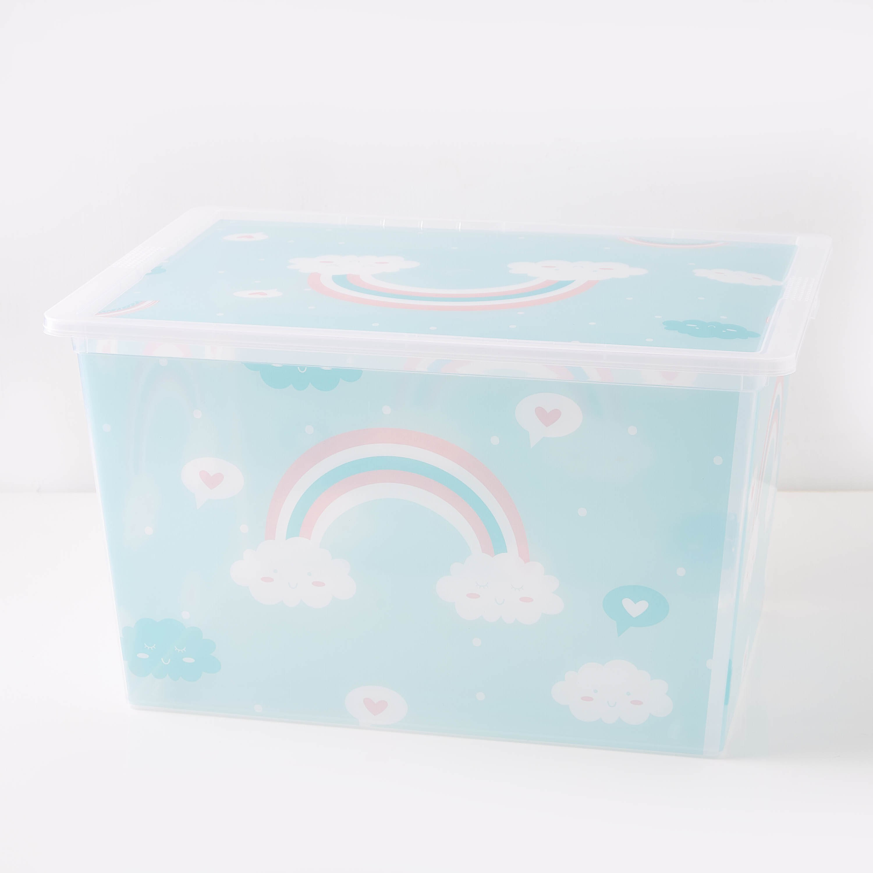 Rainbow Printed Storage Box - 50 L-hbxbedroom-bedroomaccessories-bedroomstorage-image-4
