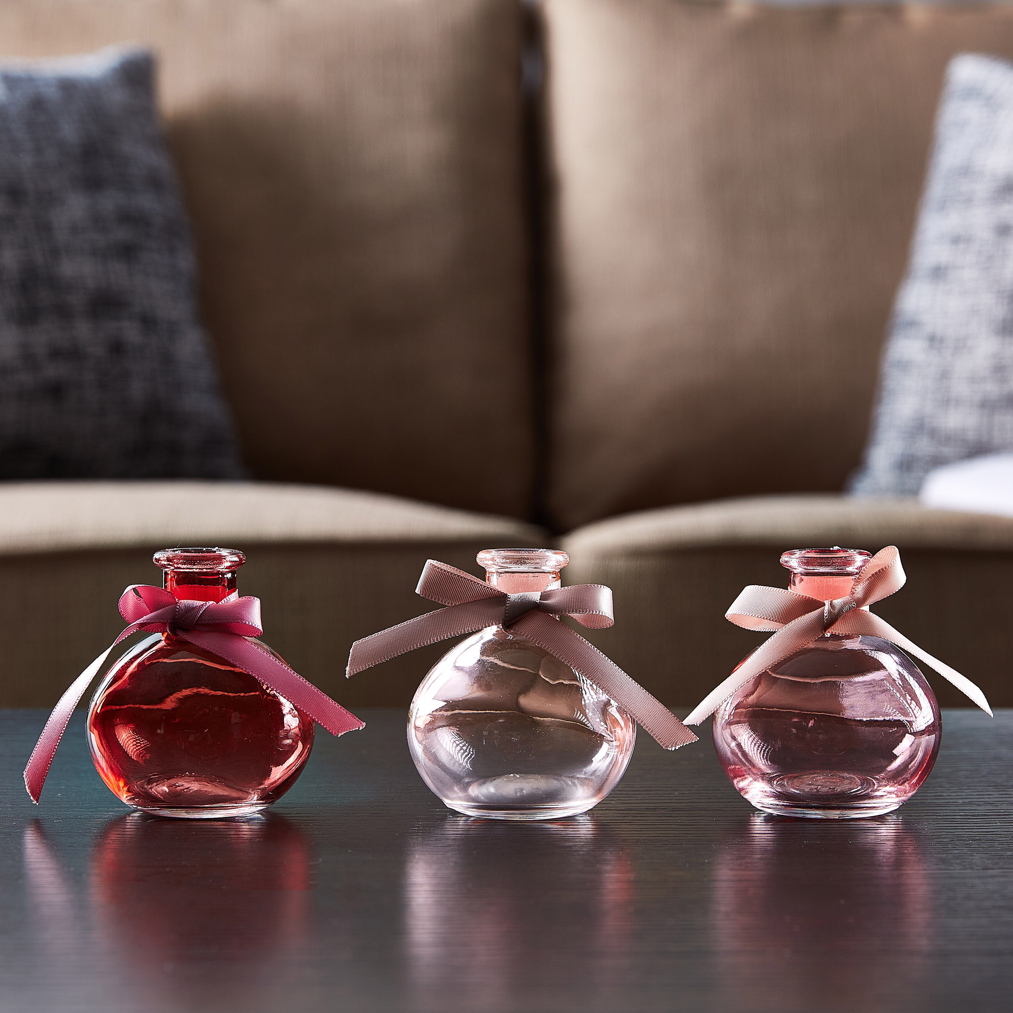 حامل شموع مزيّن من لونا - طقم من 3 قطع-hbxlivingroom-decorandaccessories-candleholders-image-1