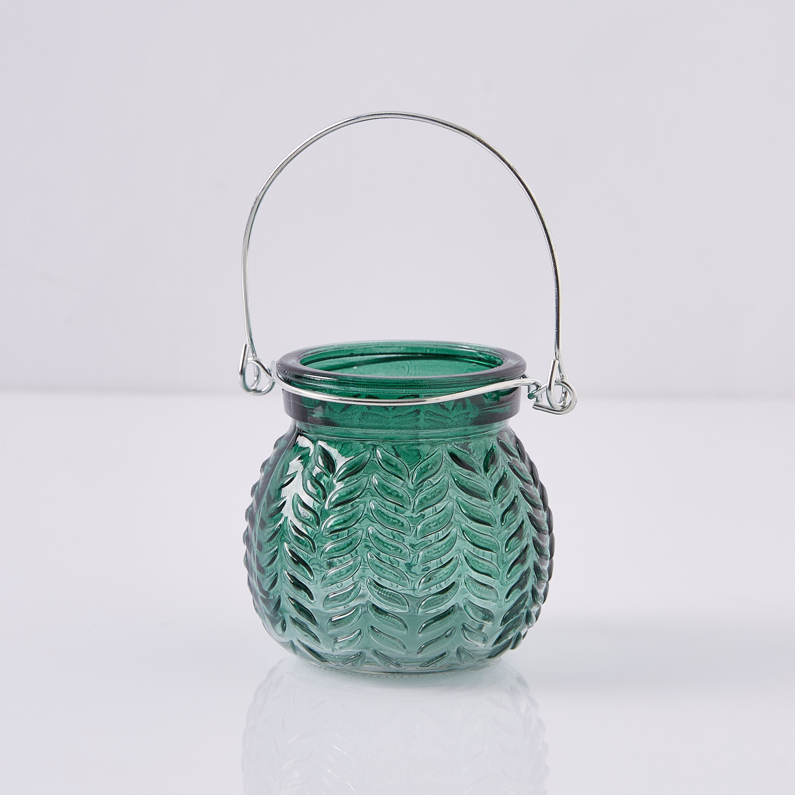 حامل شموع زجاجي مزيّن من أوبال-hbxlivingroom-decorandaccessories-candleholders-image-2