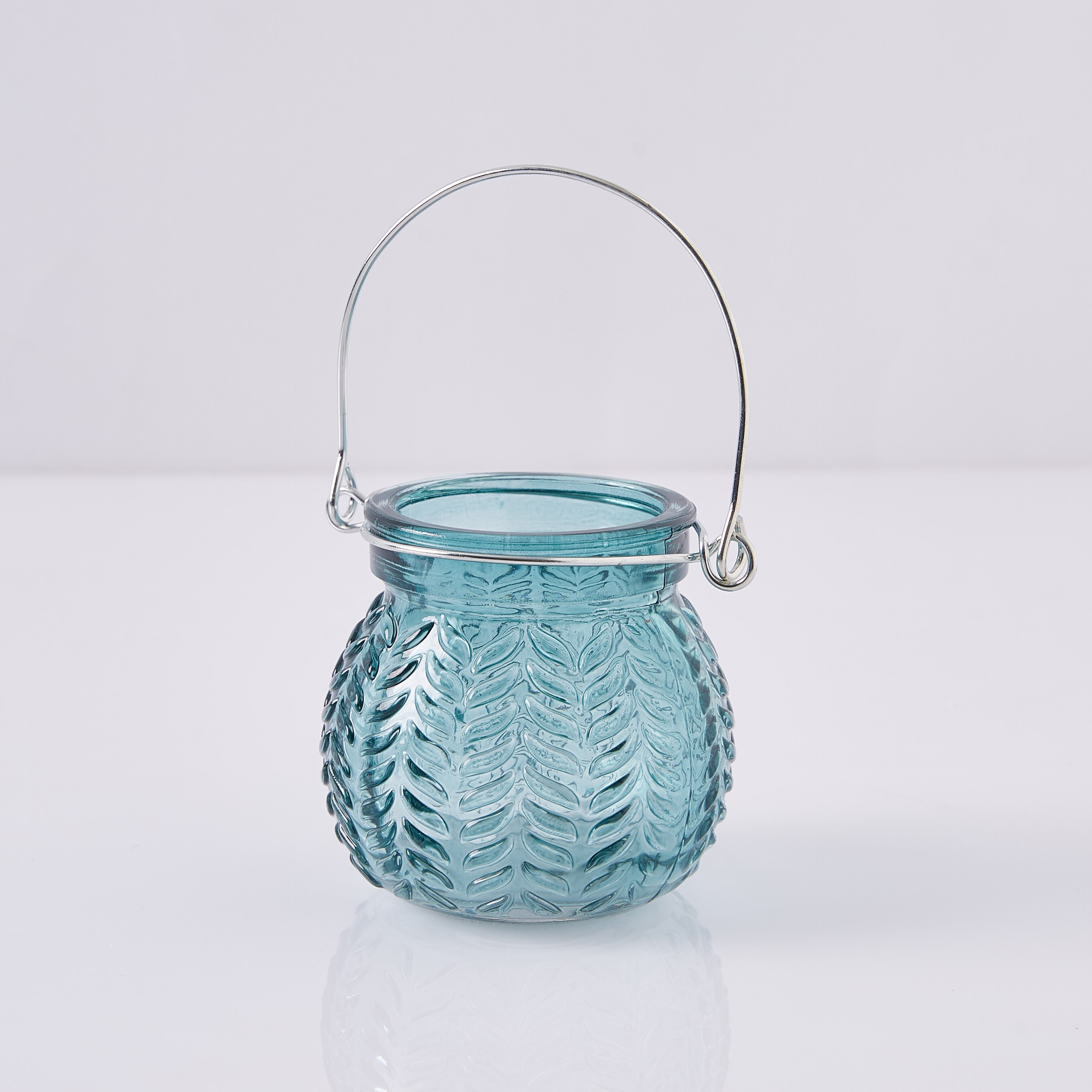 حامل شموع زجاجي مزيّن من أوبال-hbxlivingroom-decorandaccessories-candleholders-image-2