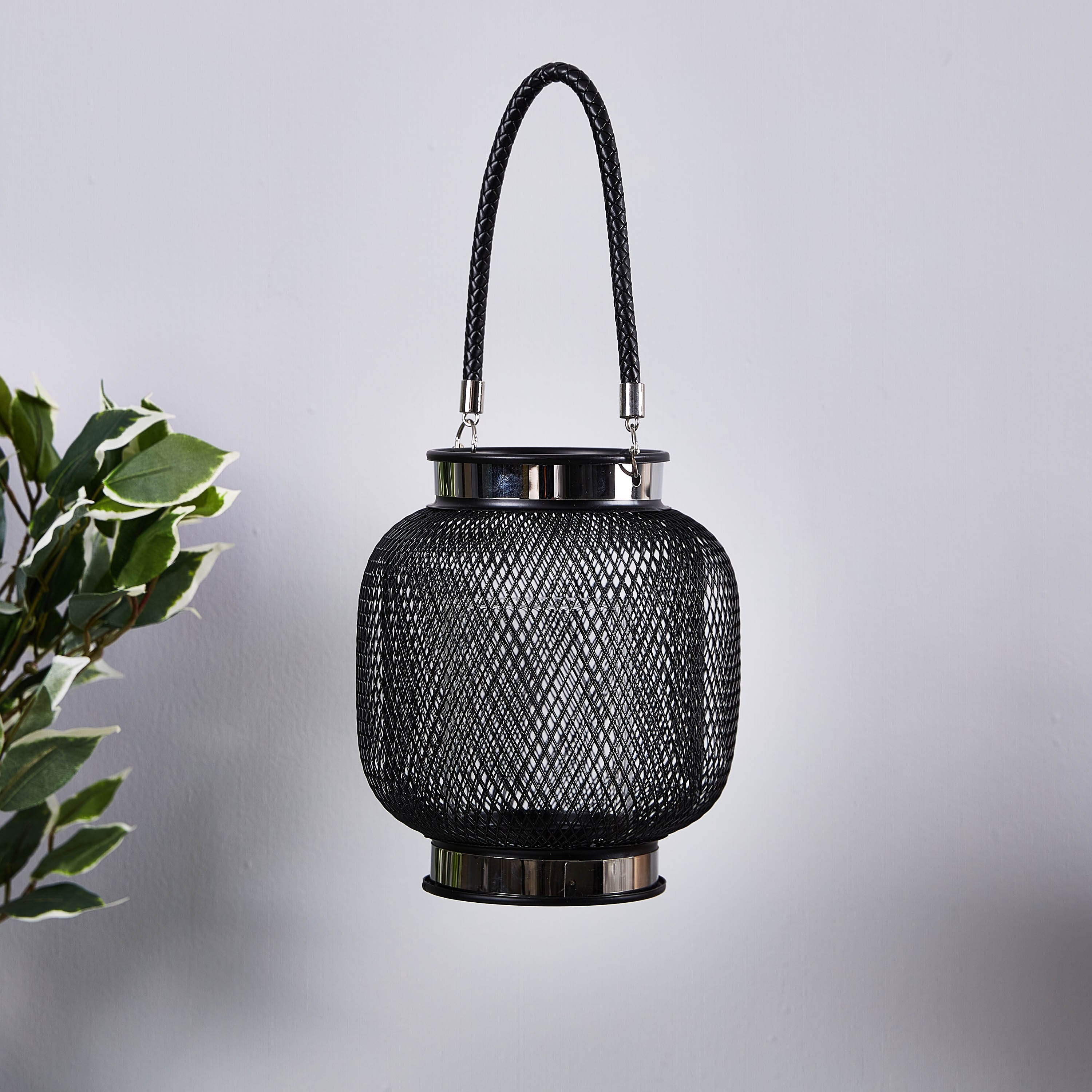 Herald Metallic Lantern with Handle-hbxdecorandfurnishings-homeaccessories-lanterns-image-4