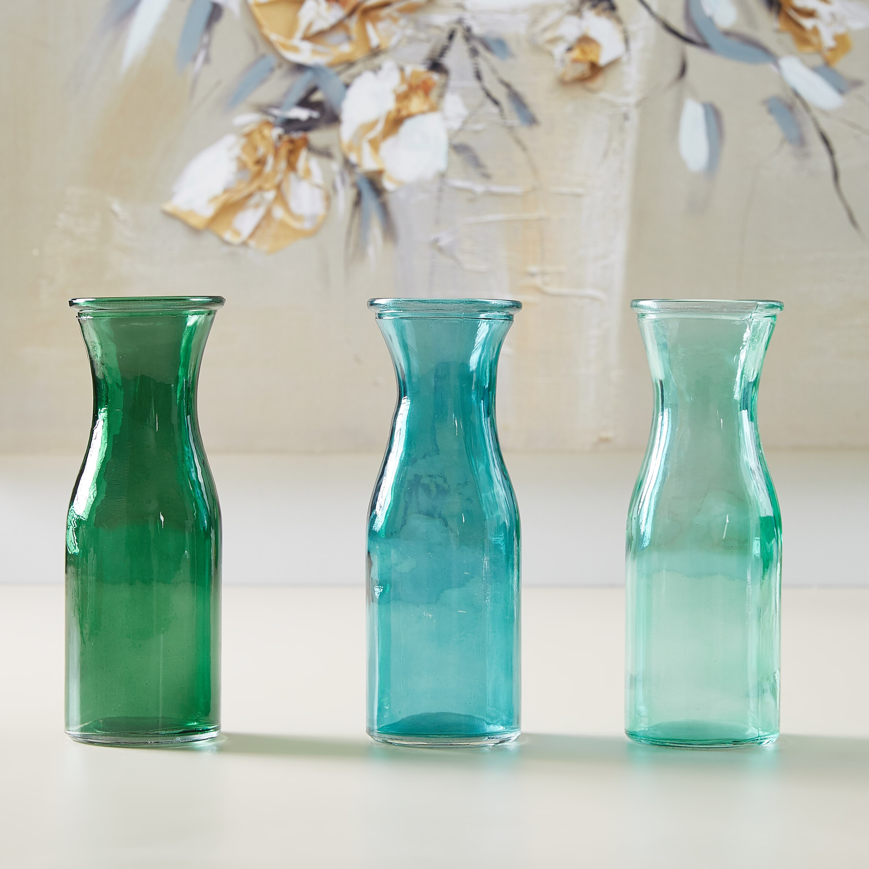 طقم مزهرية زجاجية من لاجون - 3 قطع-hbxlivingroom-decorandaccessories-candleholders-image-1
