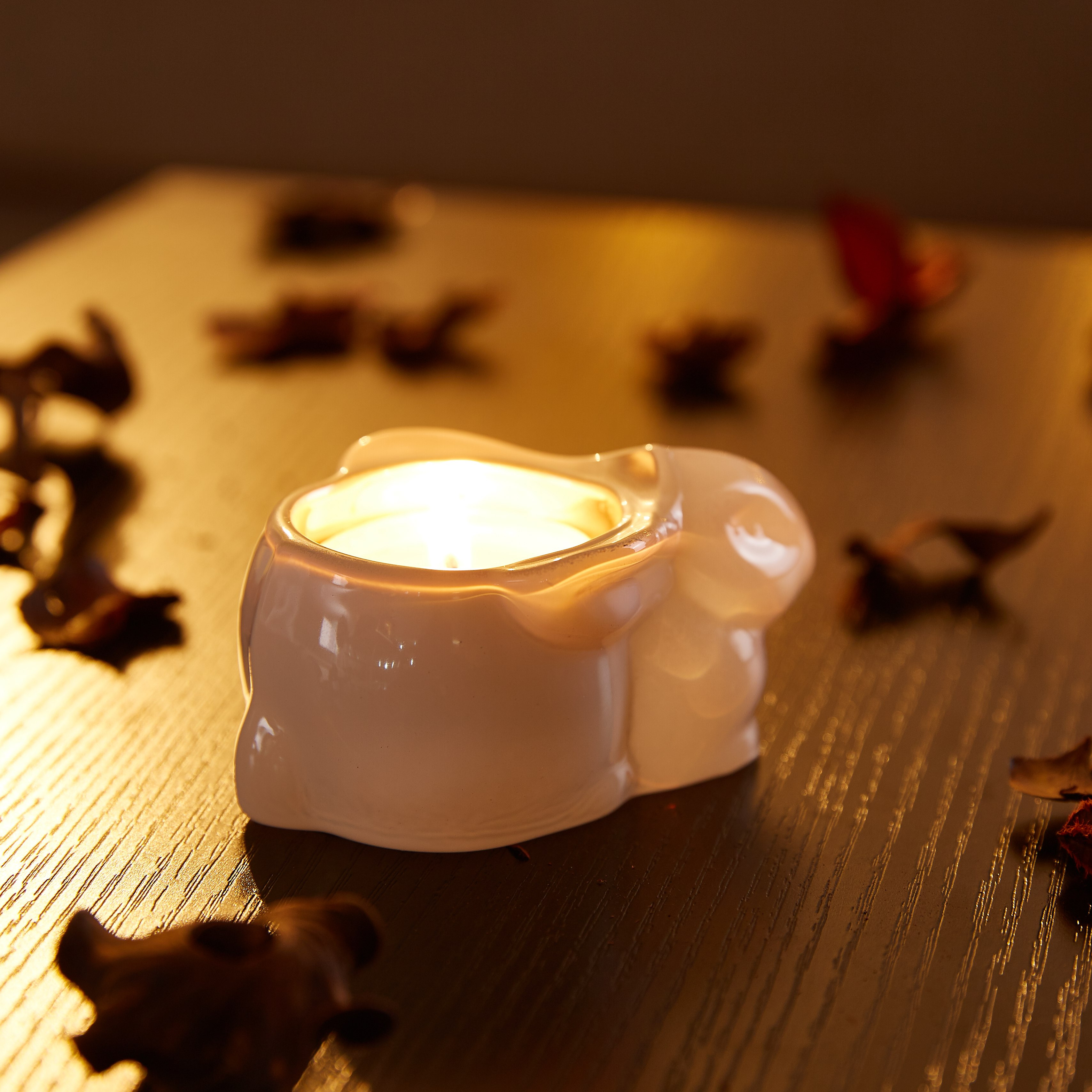 حامل شموع صغيرة زجاجي على شكل أرنب-hbxlivingroom-decorandaccessories-candleholders-image-2
