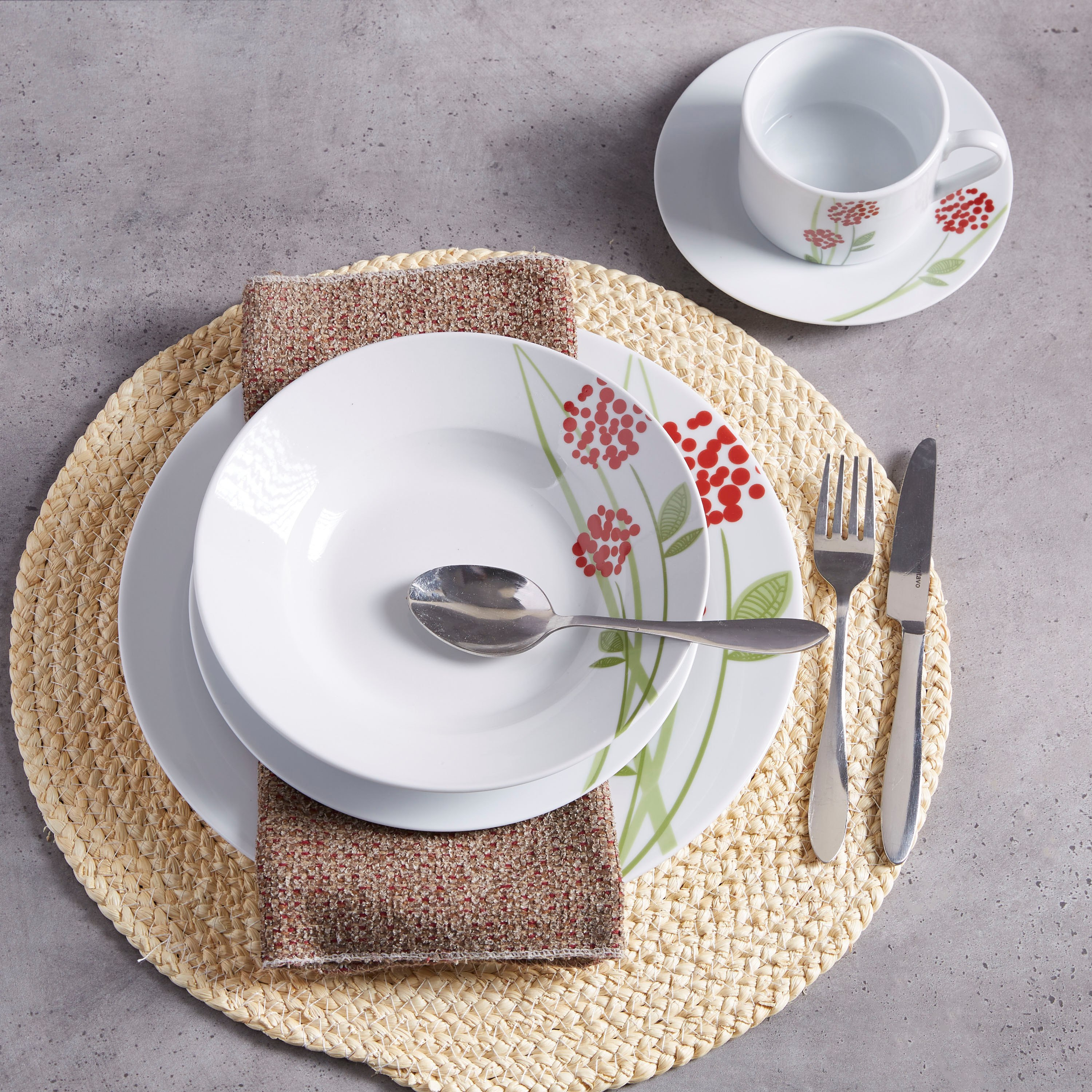 طقم مستلزمات مائدة بورسلين من فيست فلورال - 20 قطعة-hbxhomeware-hbxkitchen-image-6