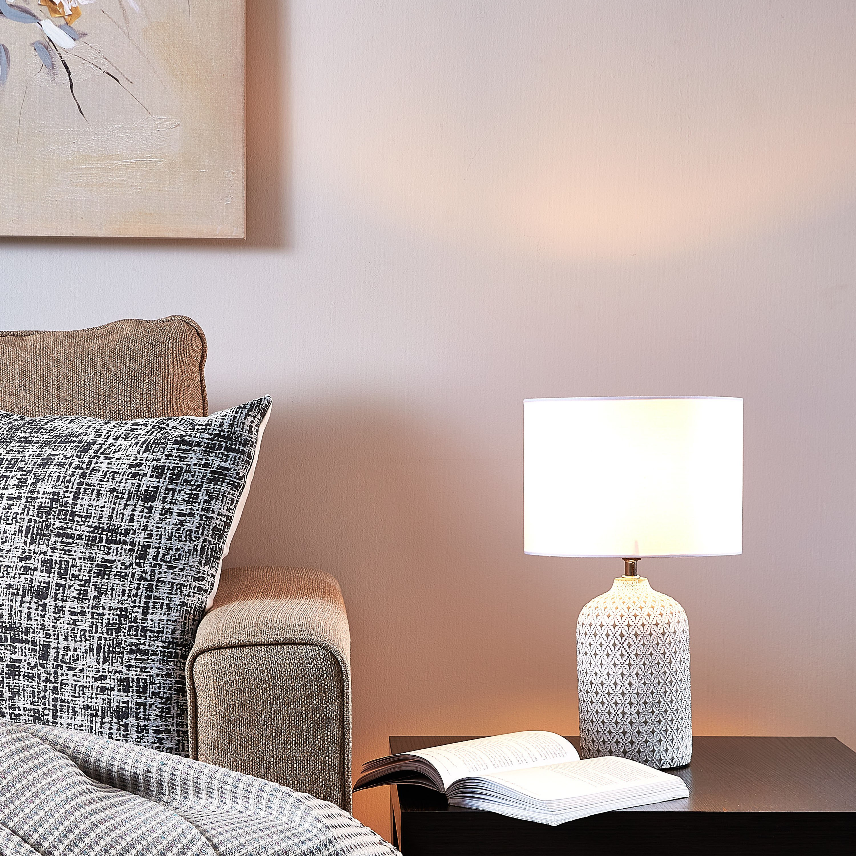 مصباح طاولة إسمنت من بروتون - 23x40 سم-hbxlivingroom-lighting-tablelamps-image-5