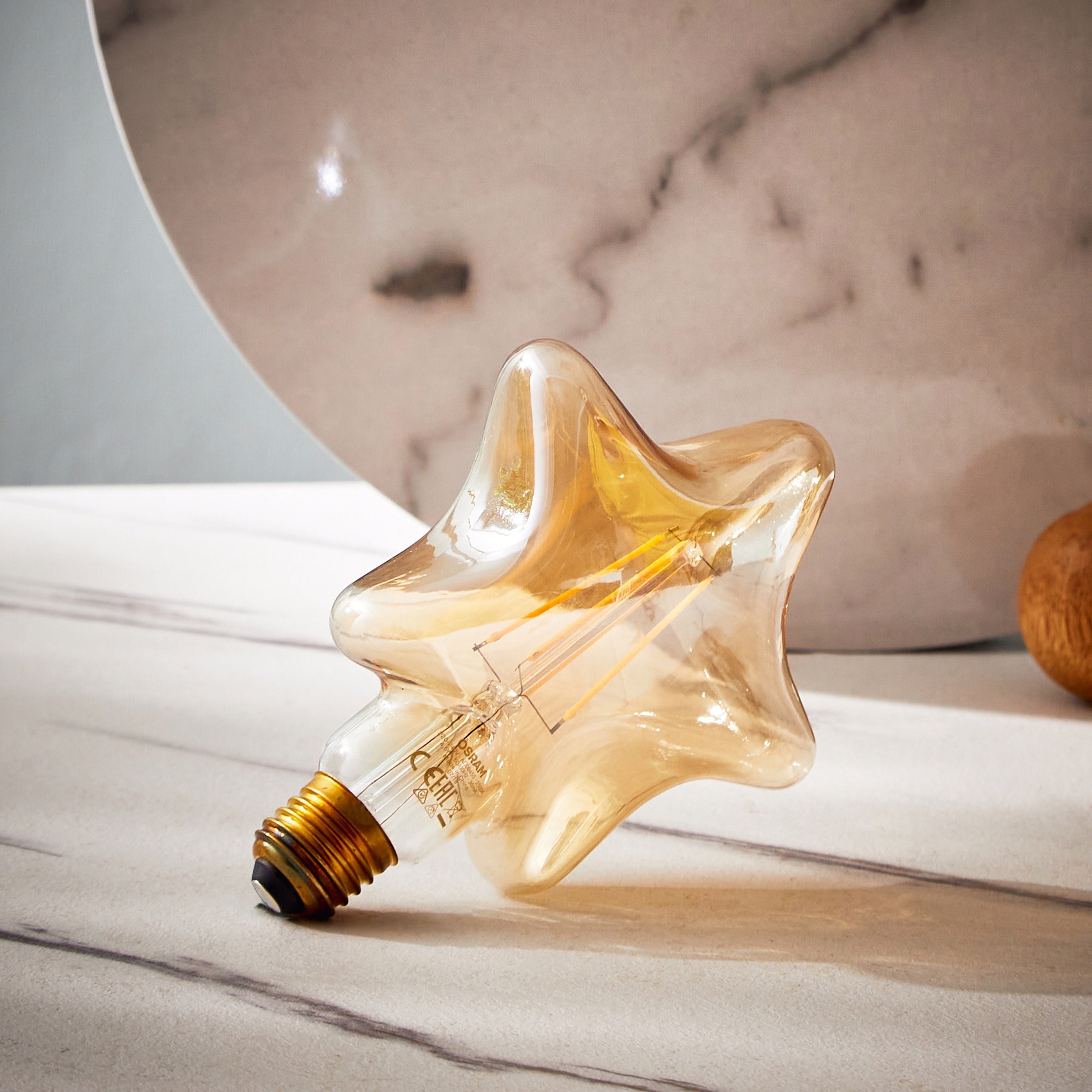 لمبة بشكل نجمة إل إي دي من أوسرام فينتاج - إي 27 - 5 واط-hbxdiningroom-lighting-bulbs-image-2