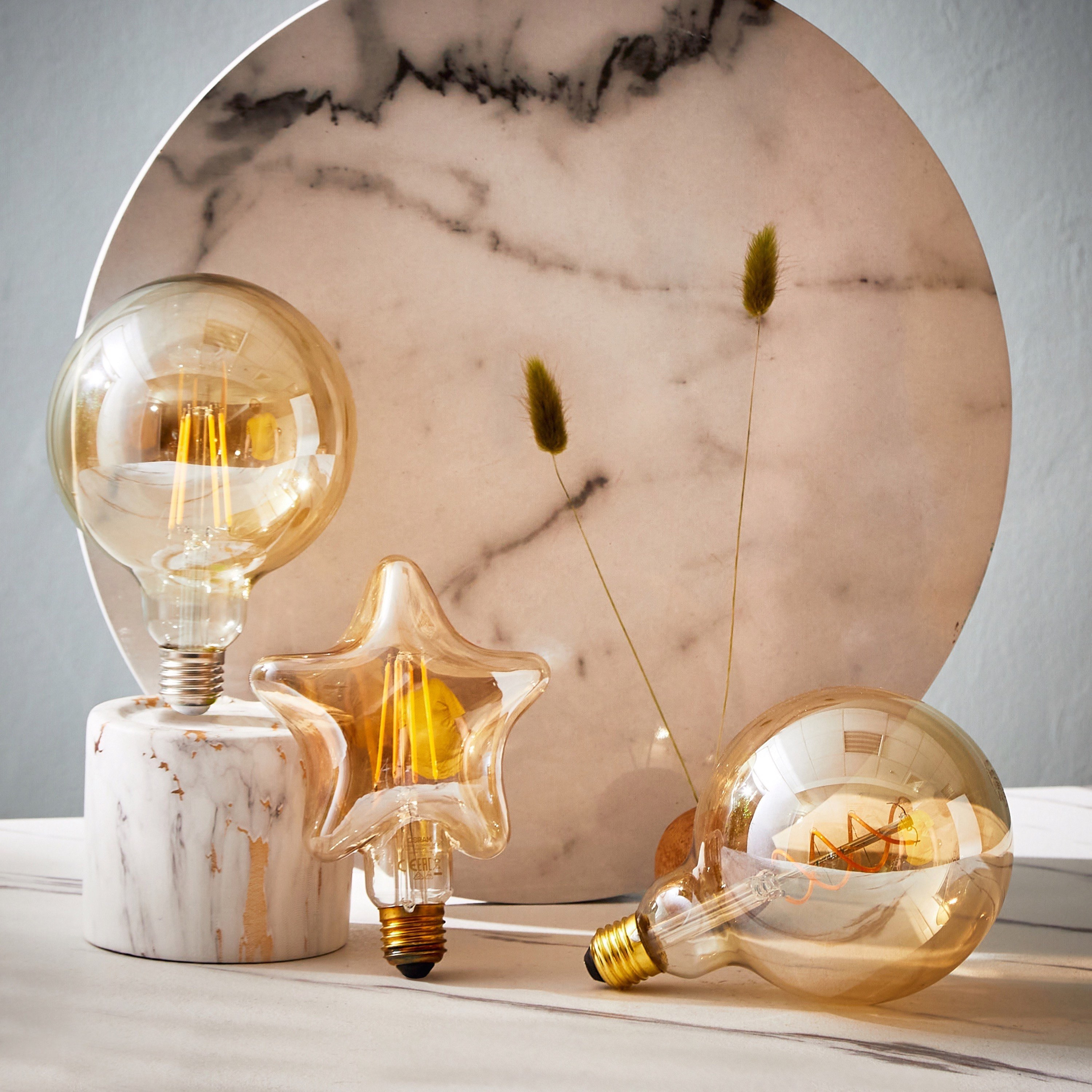 لمبة بشكل نجمة إل إي دي من أوسرام فينتاج - إي 27 - 5 واط-hbxdiningroom-lighting-bulbs-image-5
