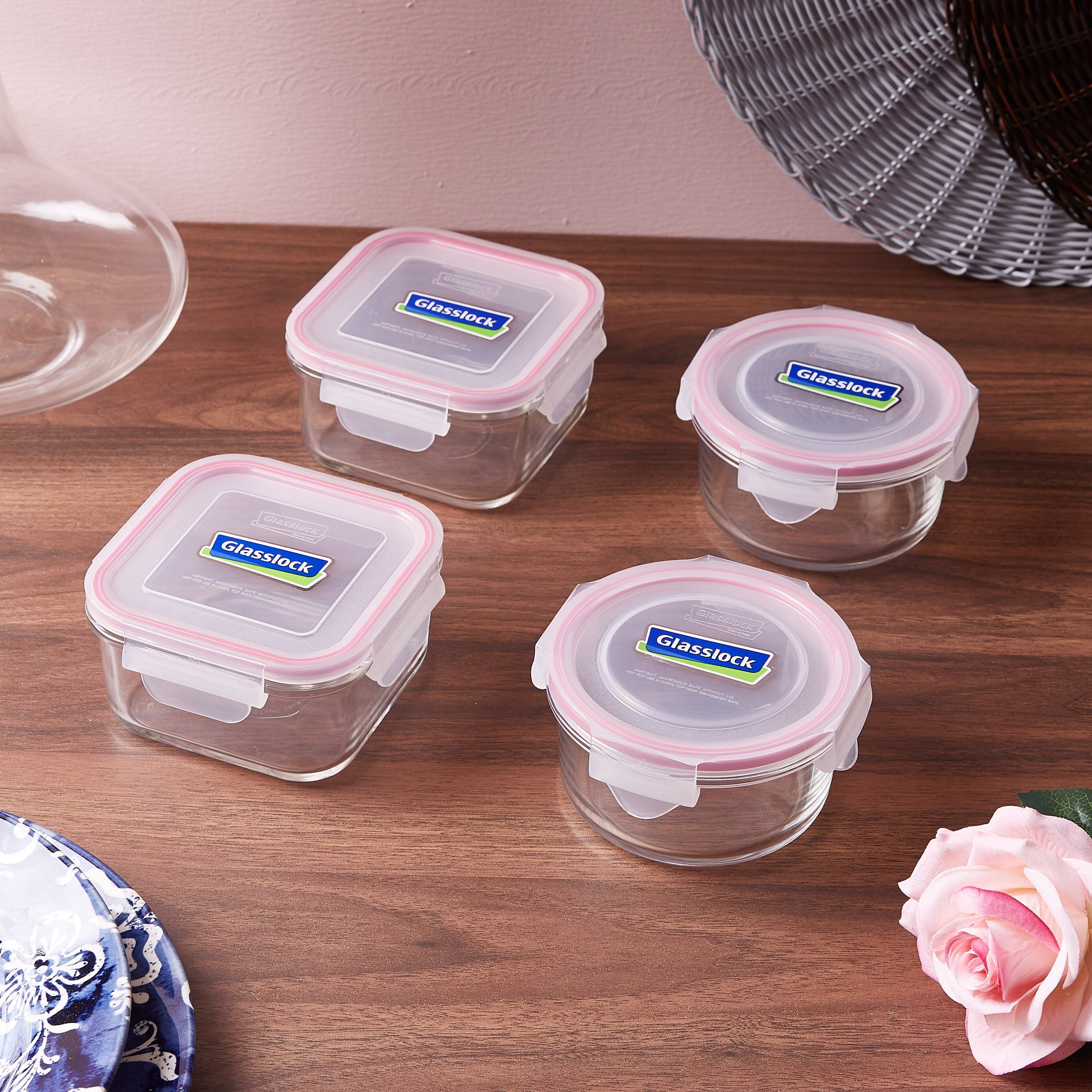 صندوق هدايا زجاج من جلاسلوك- طقم من 4 قطع-hbxhomeware-hbxkitchen-image-1