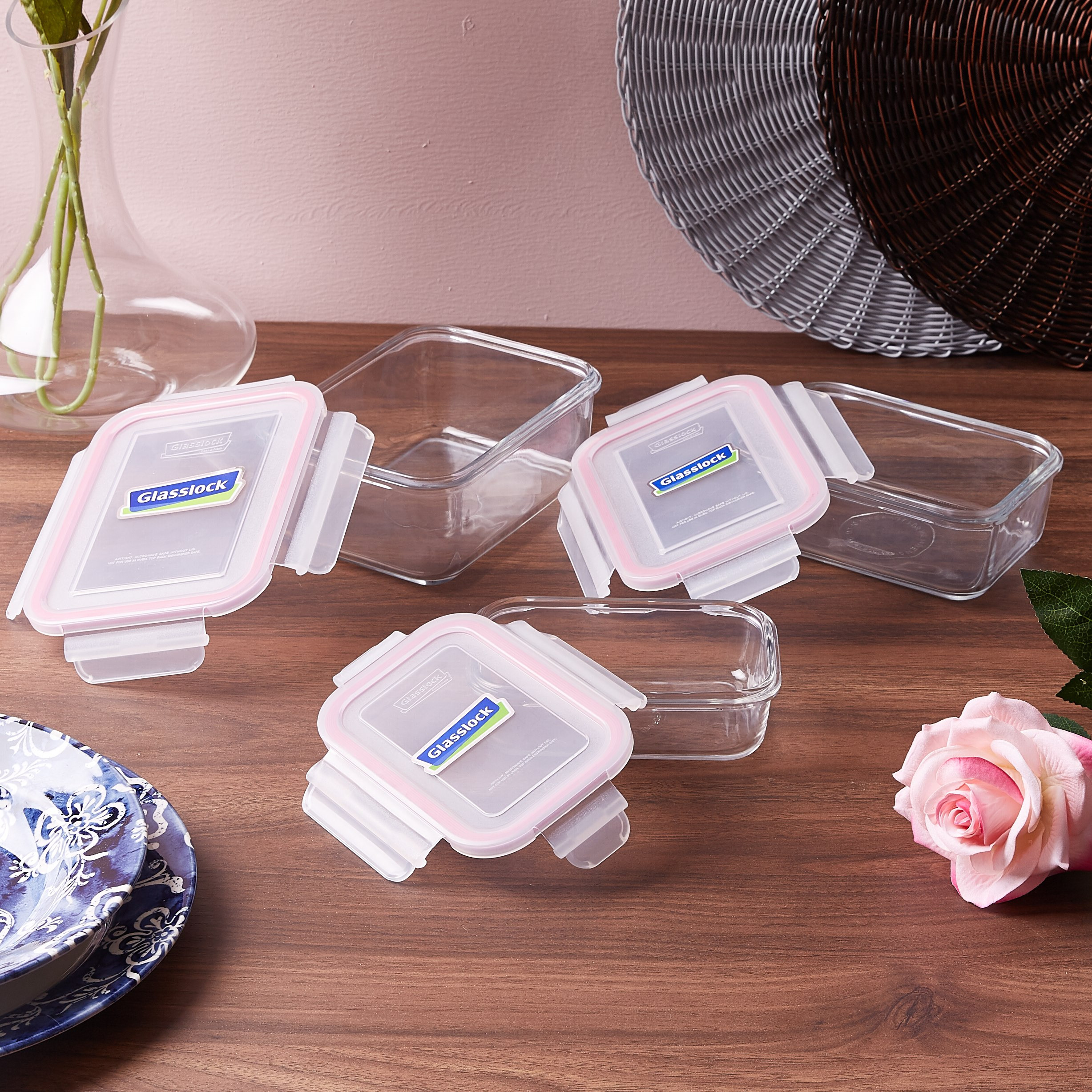 حاويات زجاجية مستطيلة من جلاسلوك - طقم من 3 قطع-hbxhomeware-hbxkitchen-image-3