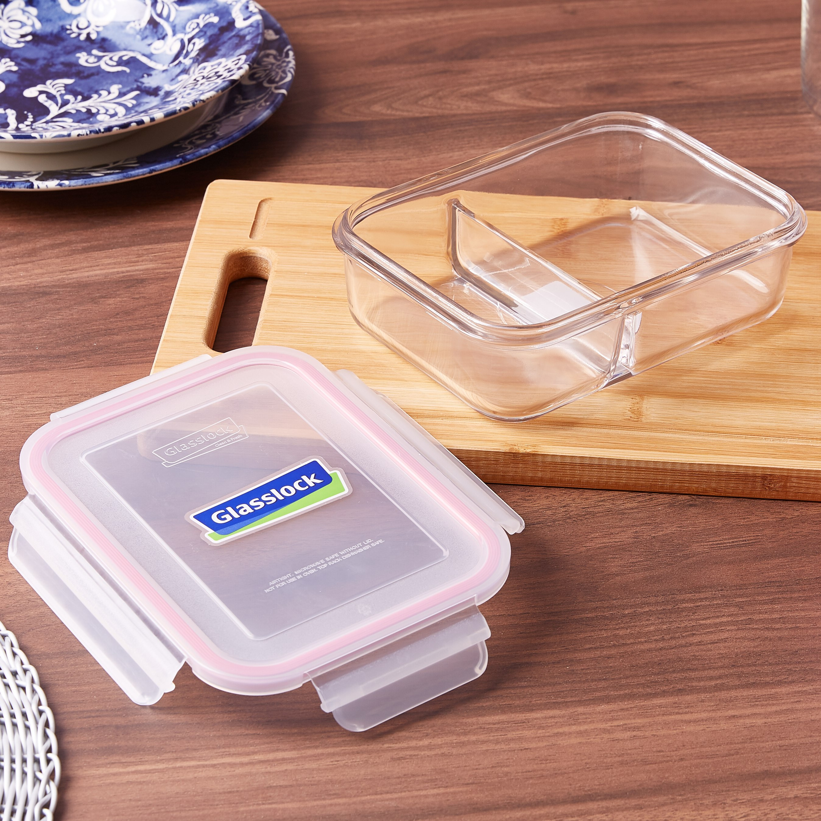 صندوق زجاج مستطيل مع فاصل (ثنائي) من جلاسلوك- 920 مل-hbxhomeware-hbxkitchen-image-2