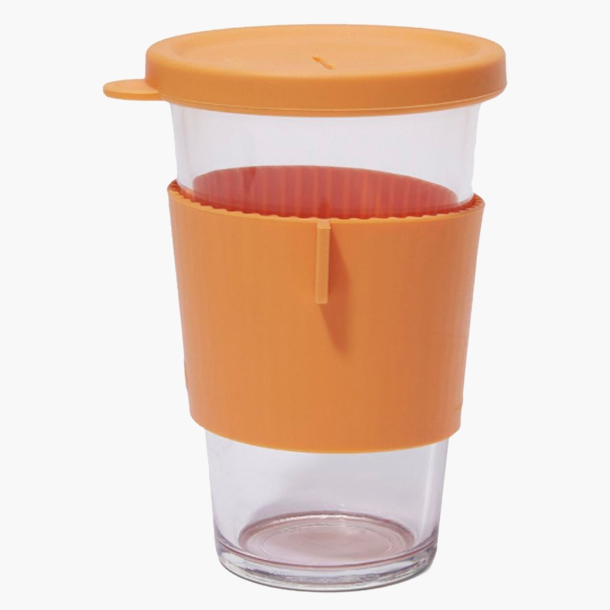 كوب زجاجي بغطاء مطاط من جلاسلوك - 380 مل-hbxhomeware-hbxkitchen-image-1