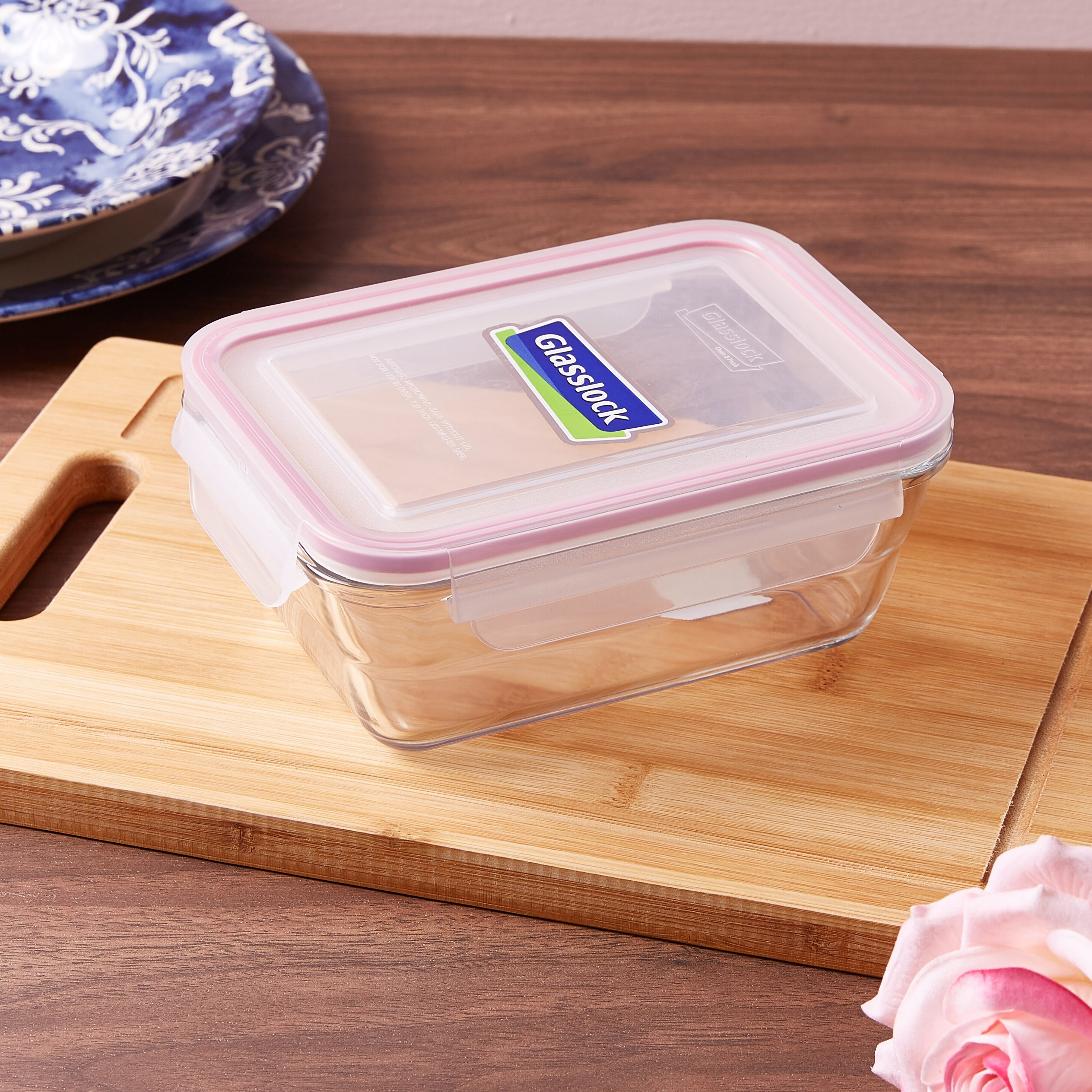 صندوق زجاجي مستطيل مبسط من جلاسلوك - 950 مل-hbxhomeware-hbxkitchen-image-1