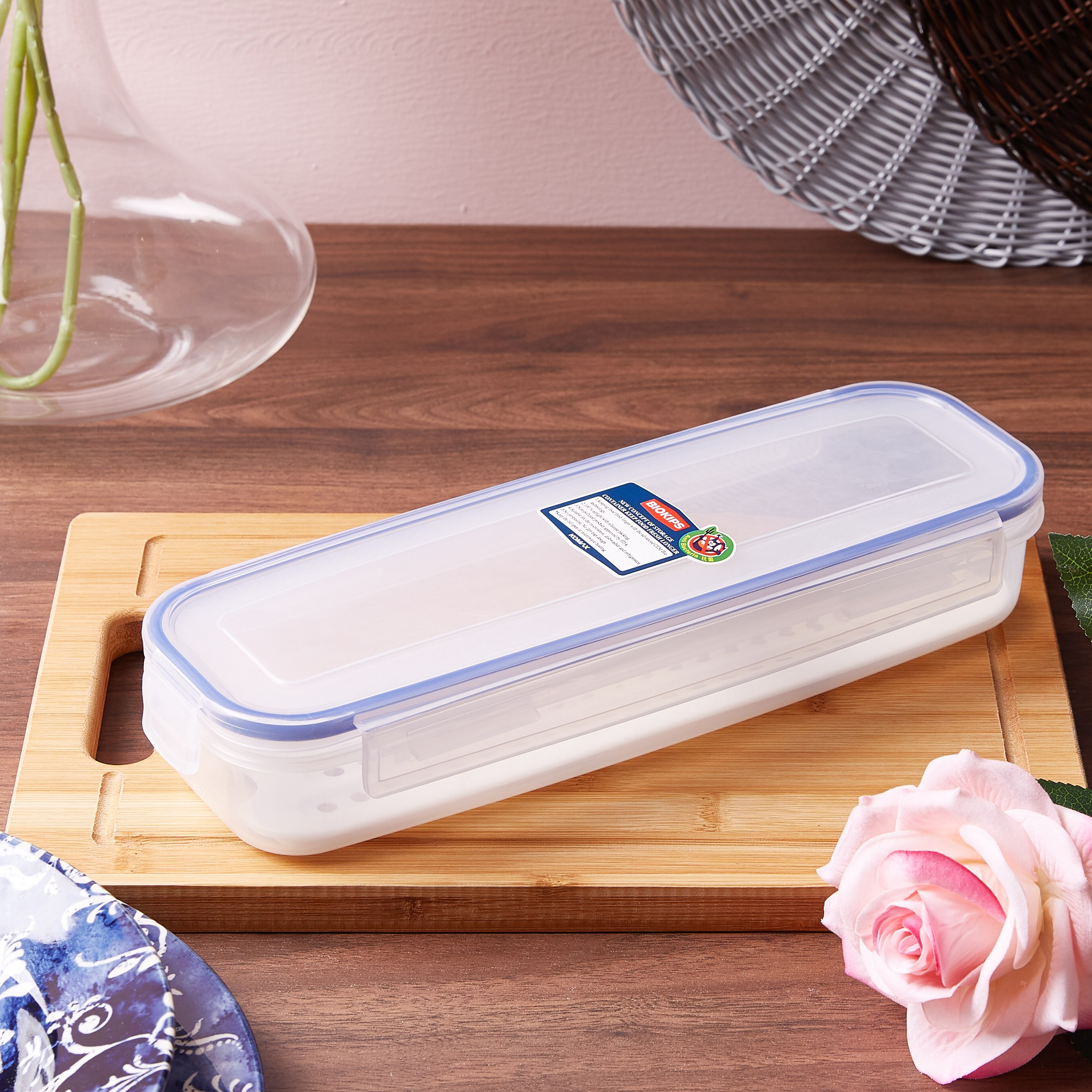 حافظة طعام طويلة مع طبق من كوماكس-hbxhomeware-hbxkitchen-image-1
