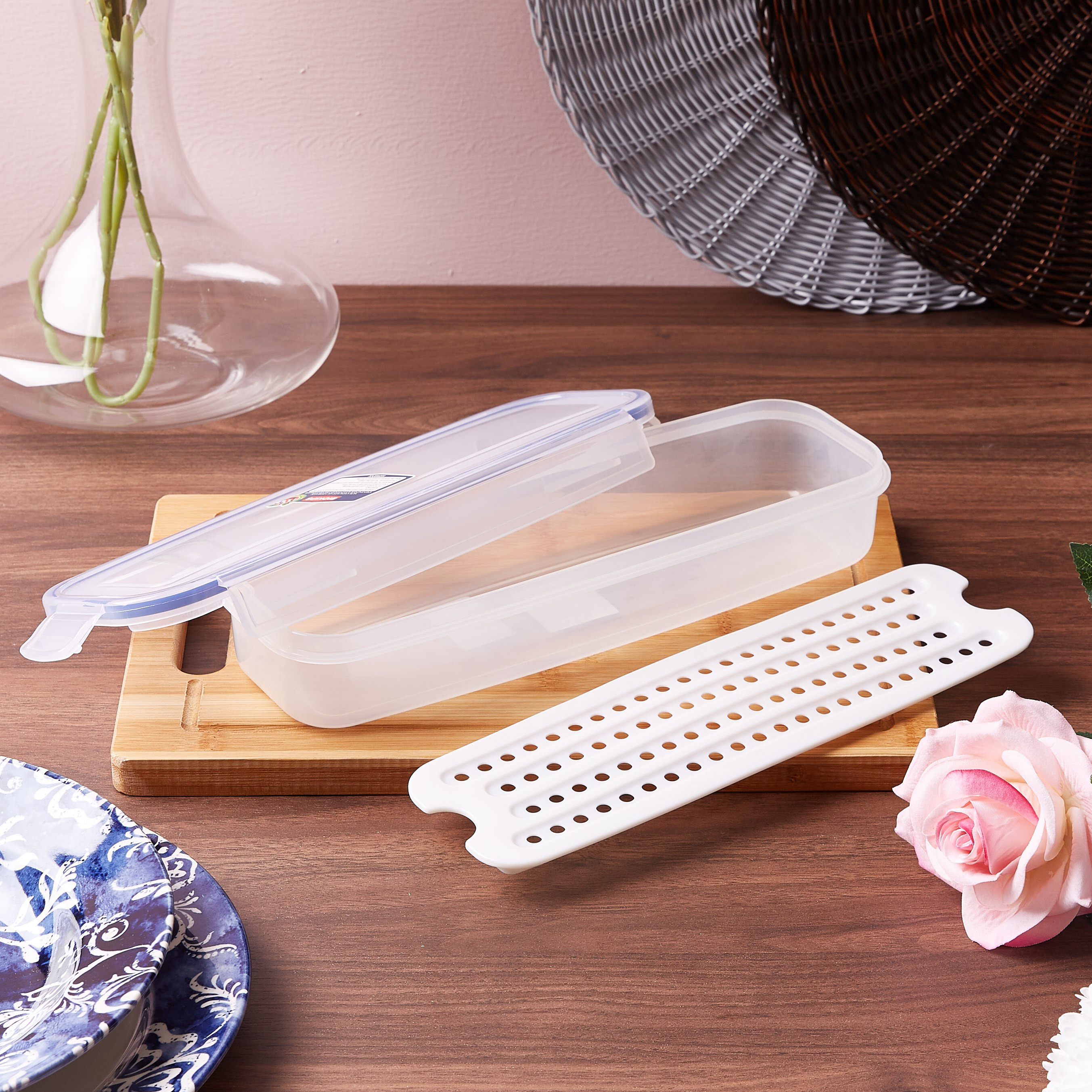 حافظة طعام طويلة مع طبق من كوماكس-hbxhomeware-hbxkitchen-image-2