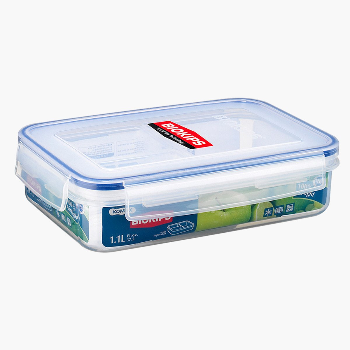 Buy Komax Rectangular Food Saver Box with Seperater - 1.1 L Online in ...