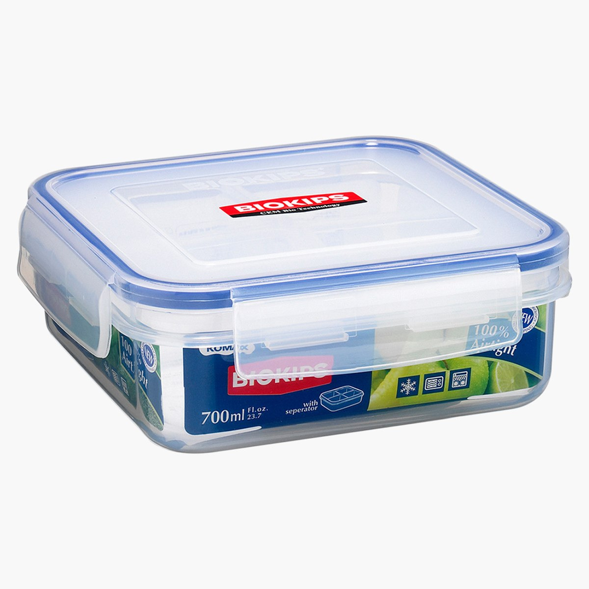 Buy Komax Square Food Saver Box with Seperater - 700 ml Online in ...